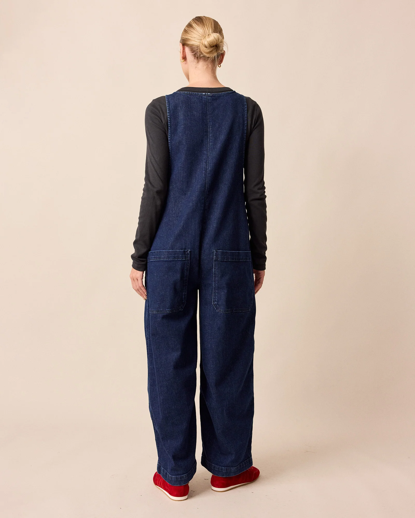 Ada Dark Blue Denim Jumpsuit - Image 5