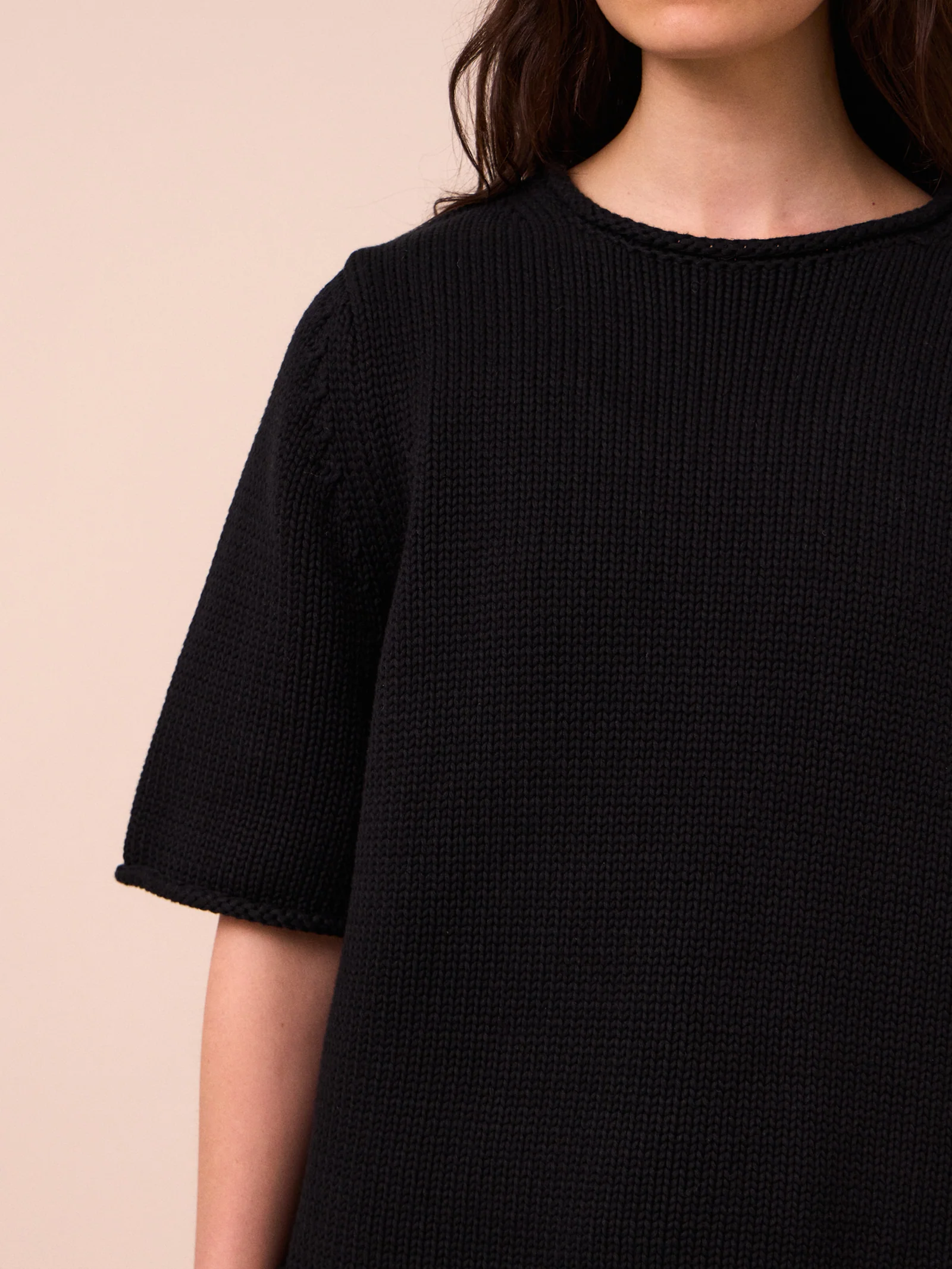 Bailey Black Cotton T-Shirt - Image 5