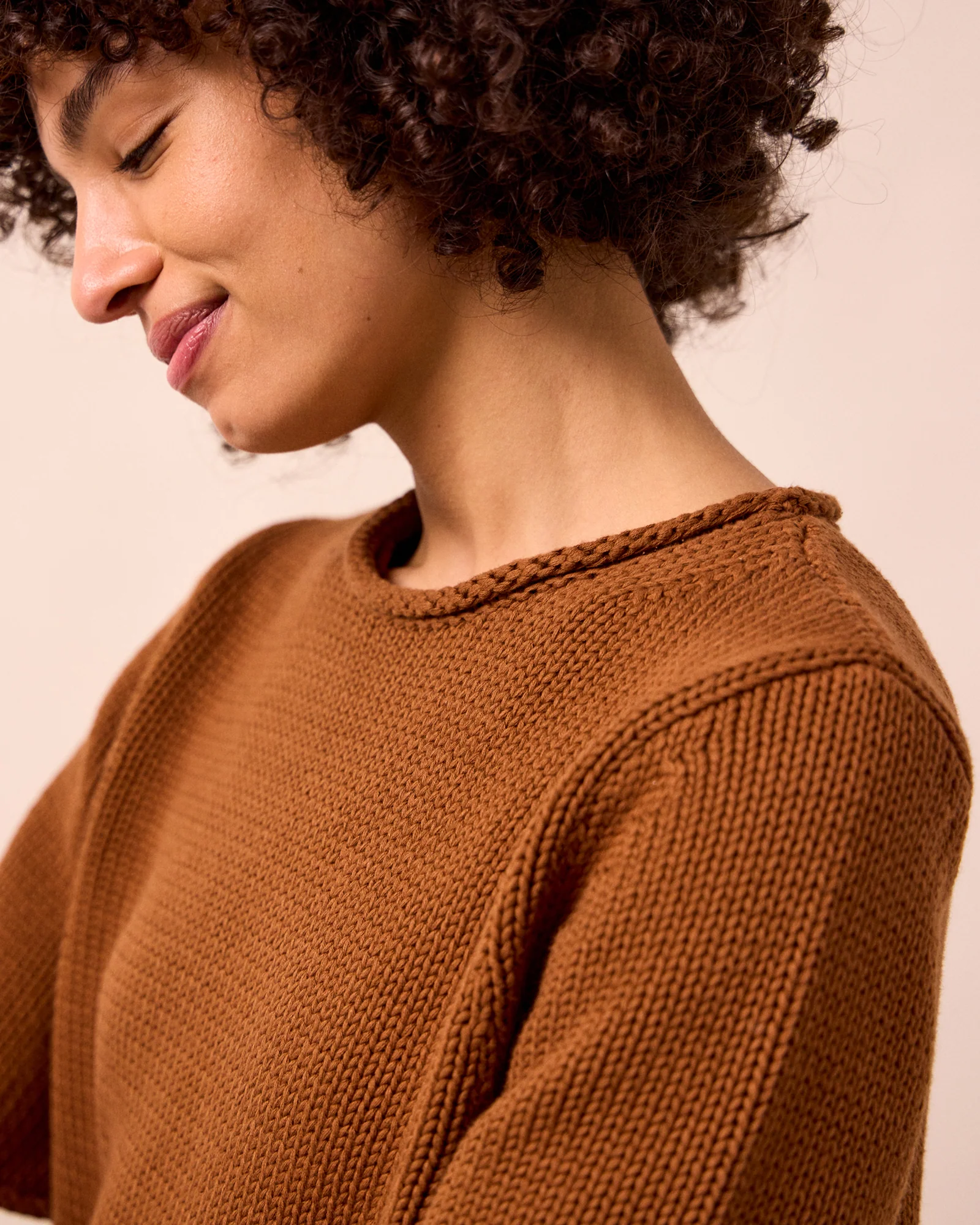 Bailey Tobacco Cotton T-Shirt - Image 4