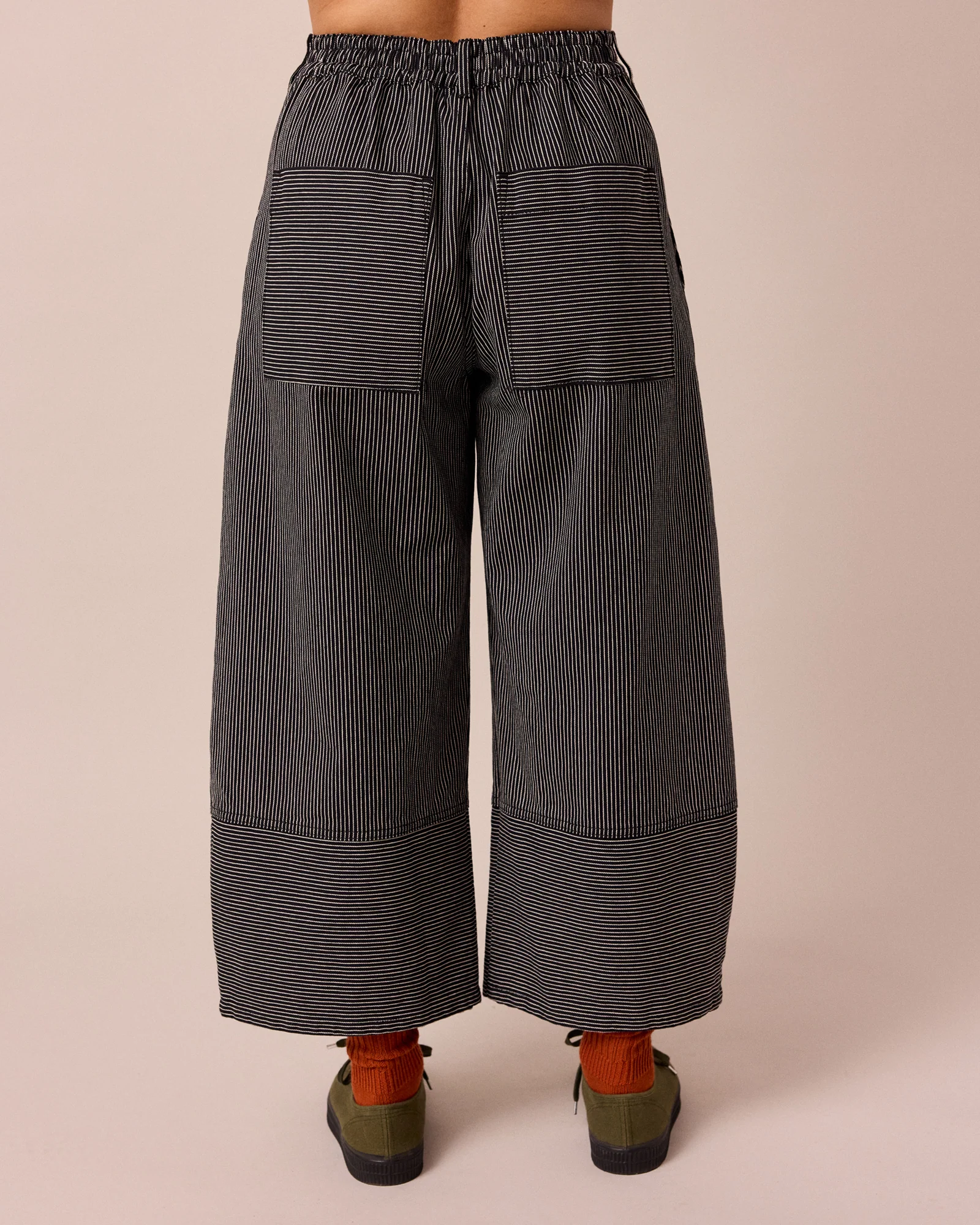 Blair Black Hickory Stripe Denim Jeans - Image 4