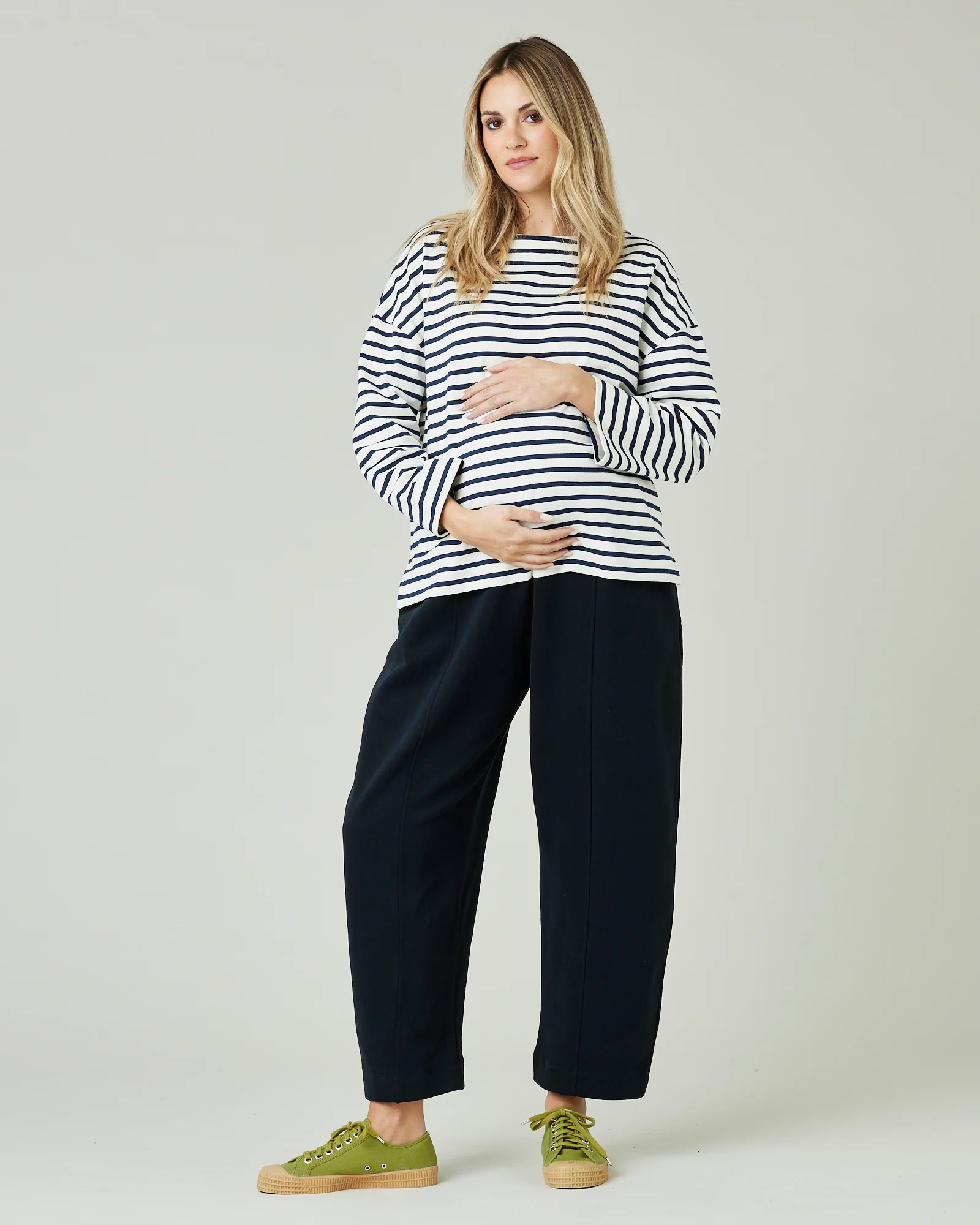 Breton Top Ecru & Navy Stripe - Image 16