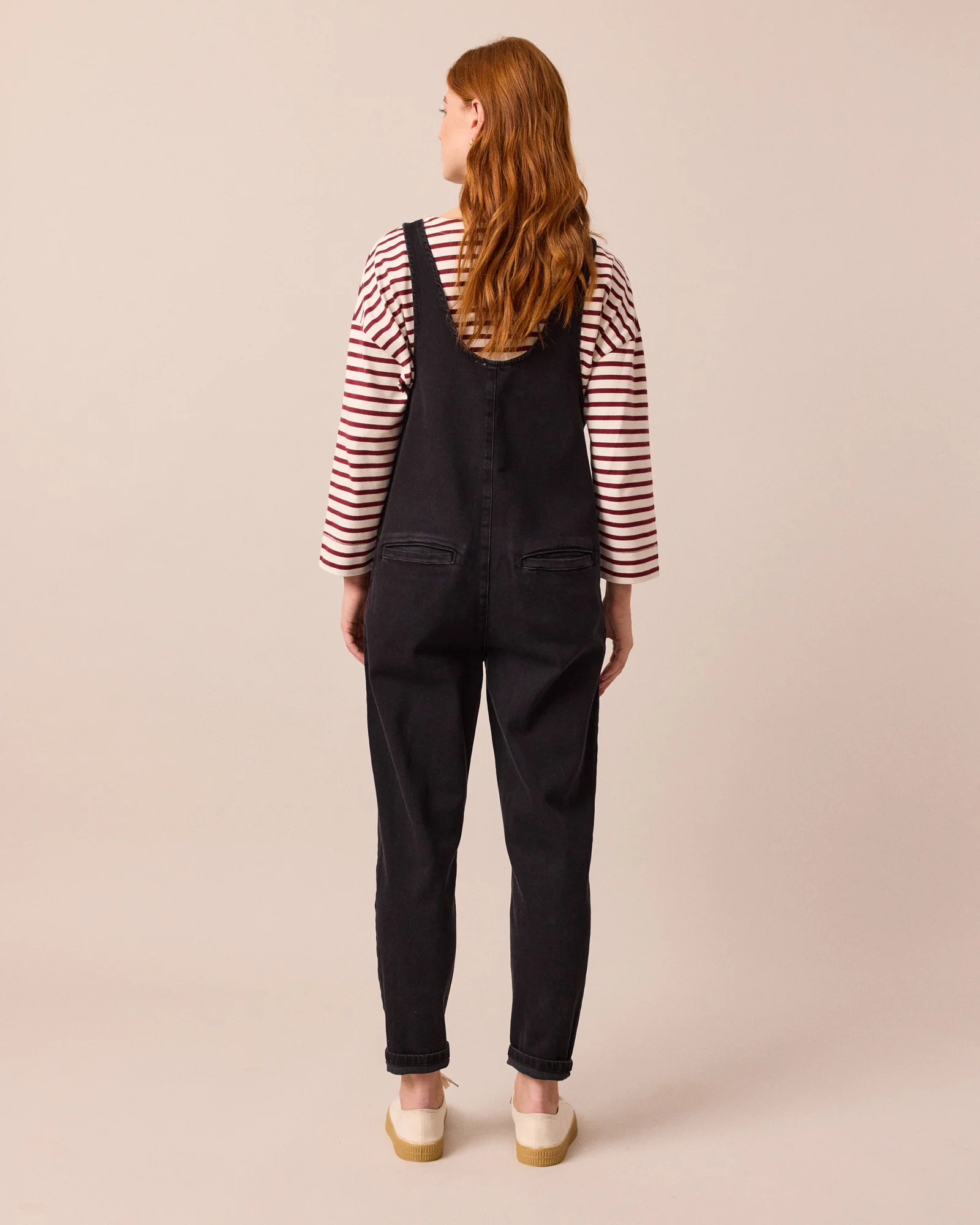 Lola Black Denim Jumpsuit - Image 5