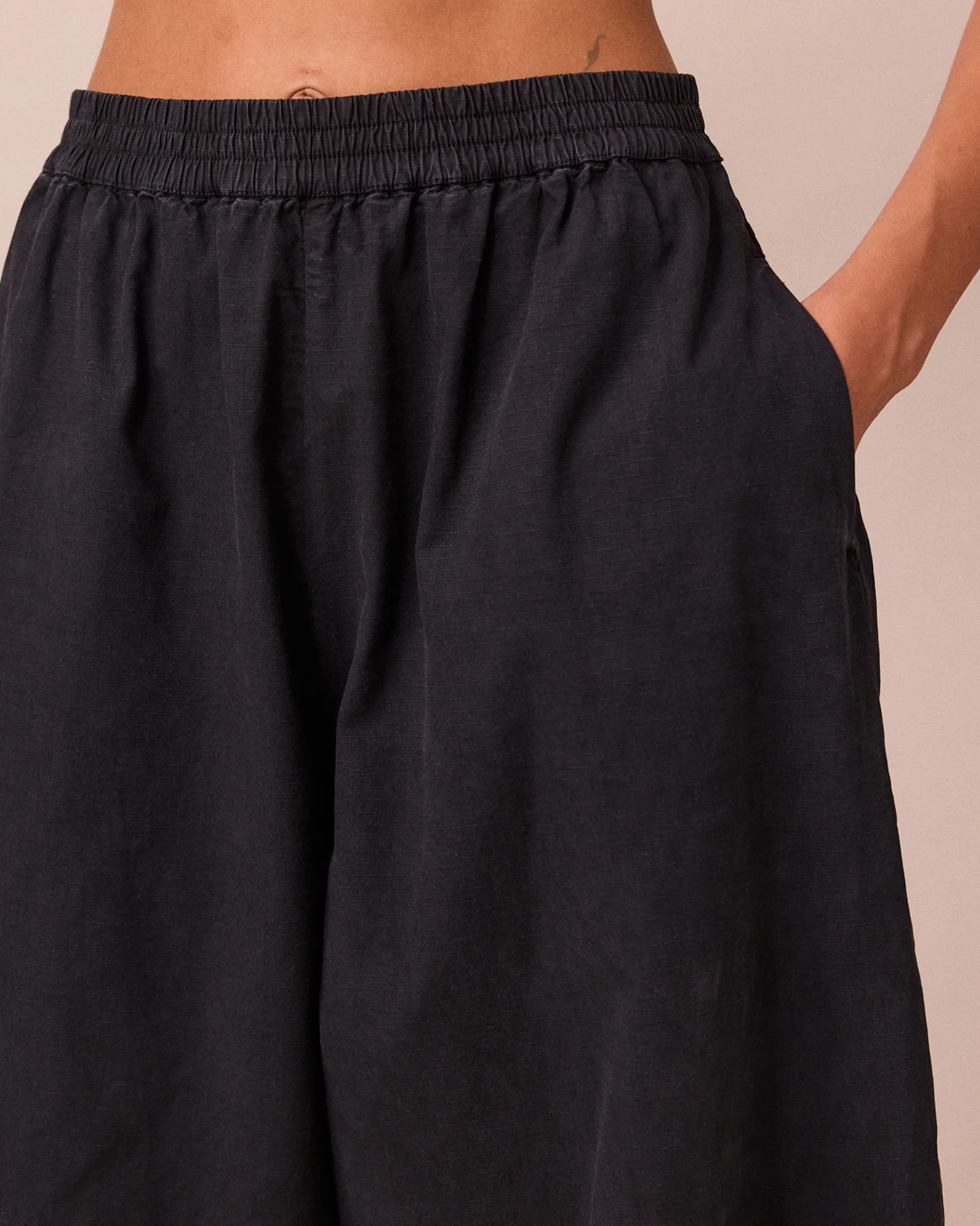 Daisy Black Ripstop Trousers - Image 3