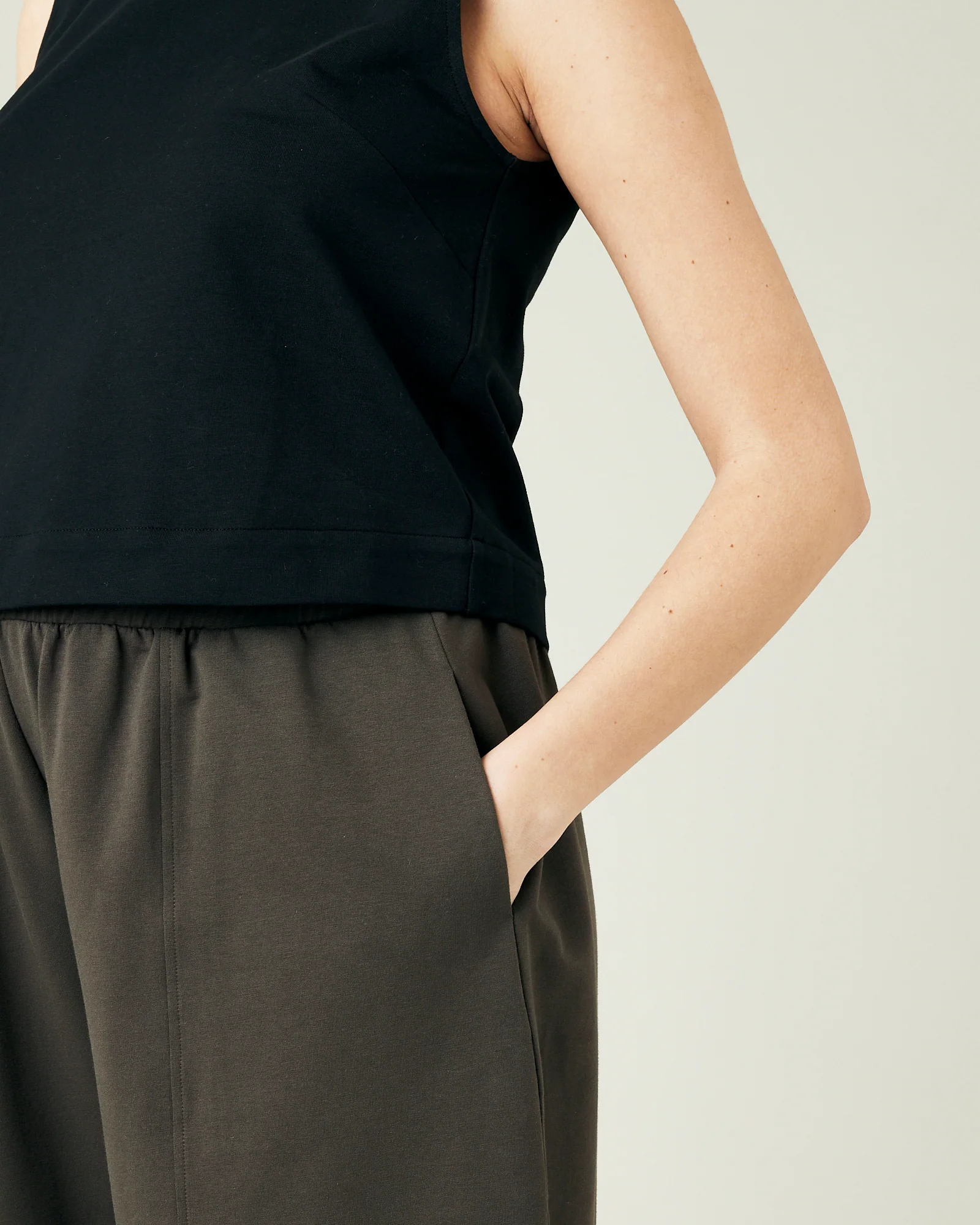 Esme Black Jersey Top - Image 6