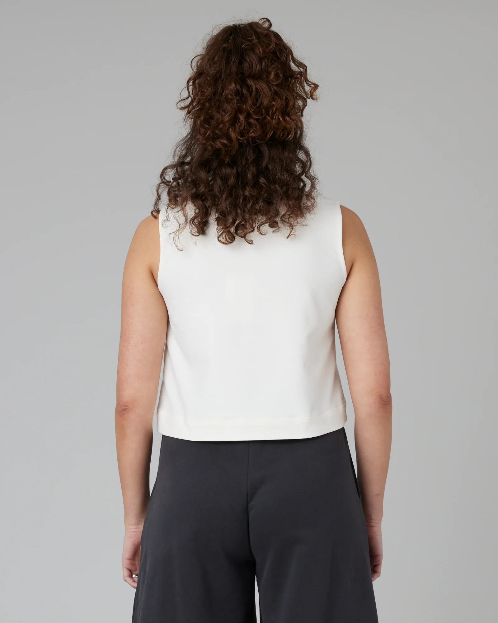 Esme Ecru Jersey Top - Image 14