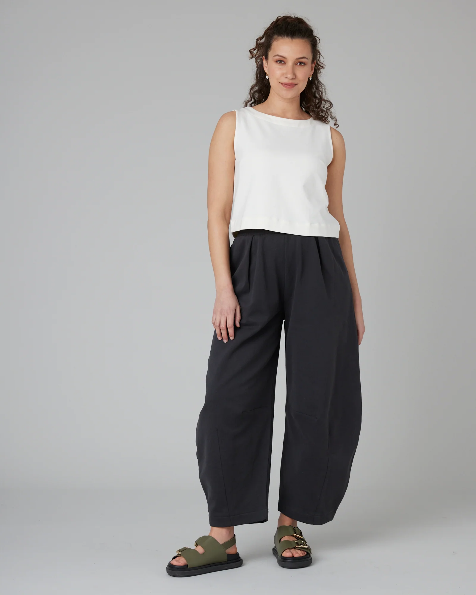 Esme Ecru Jersey Top - Image 16