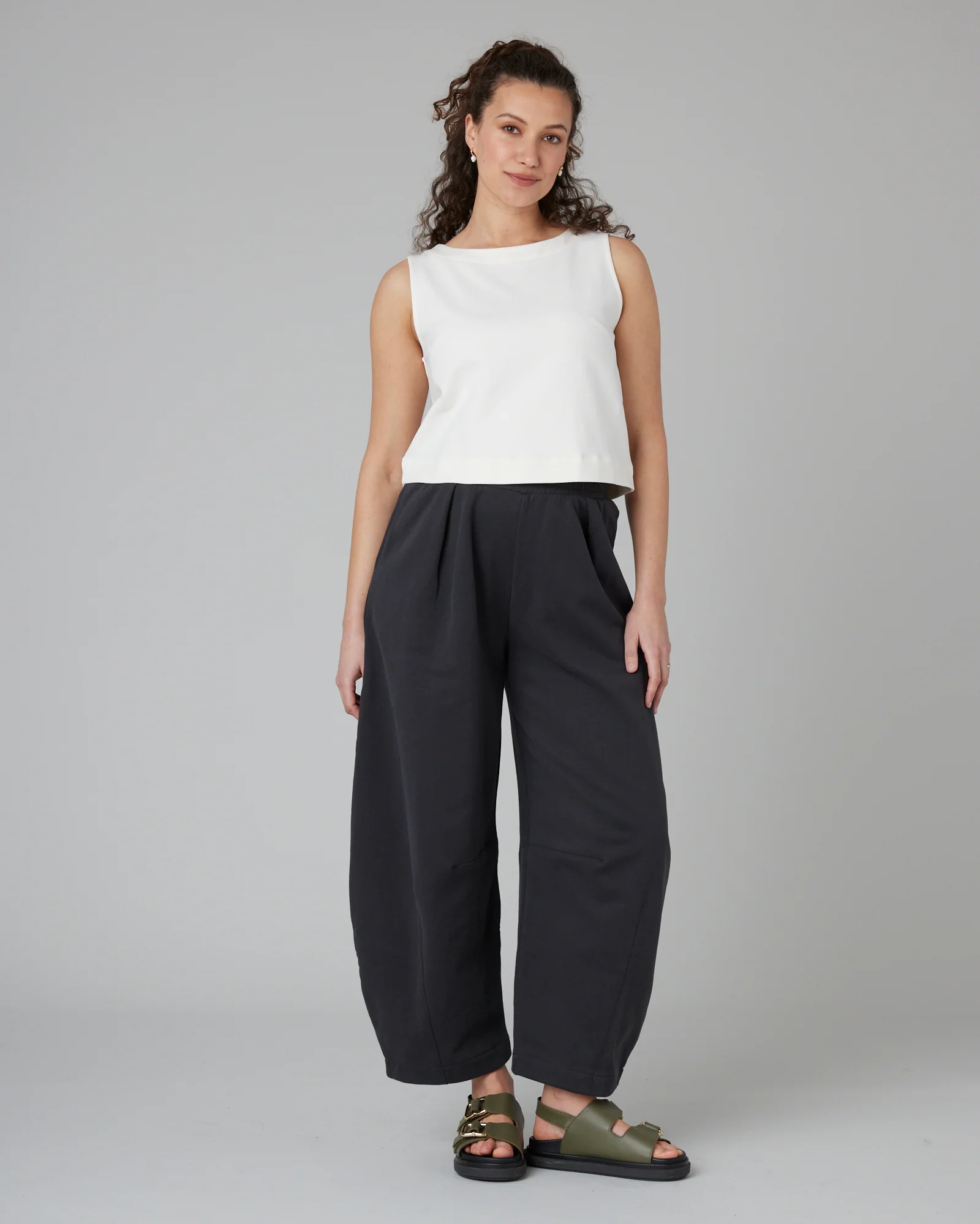 Esme Ecru Jersey Top - Image 17