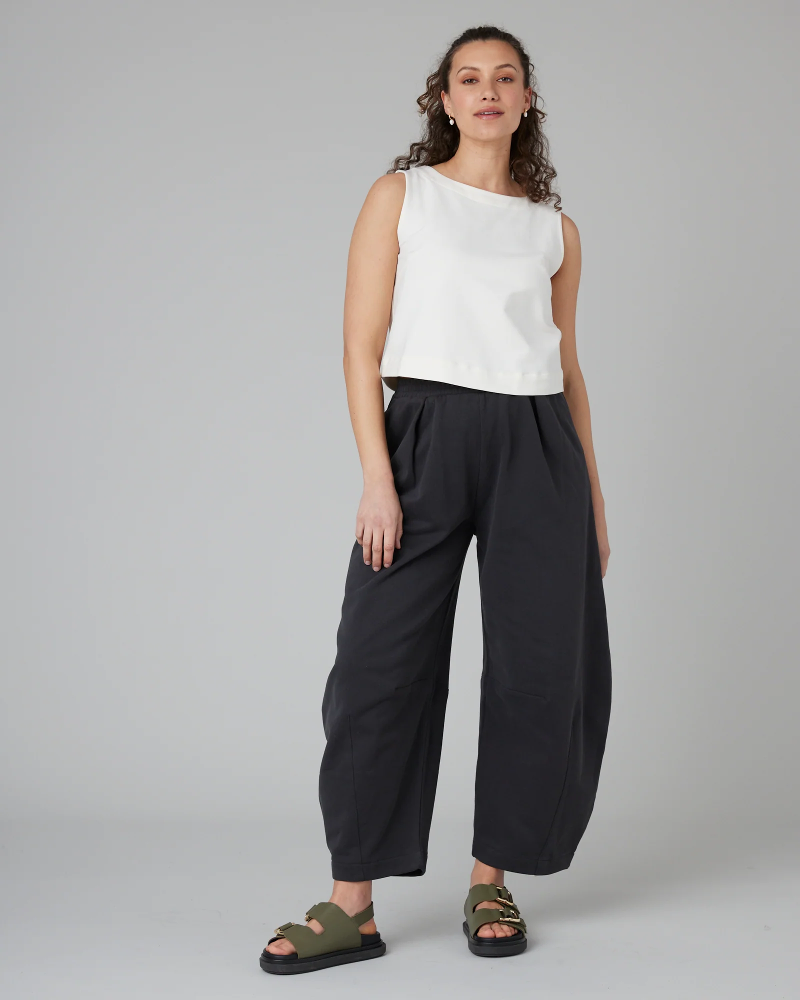 Esme Ecru Jersey Top - Image 18