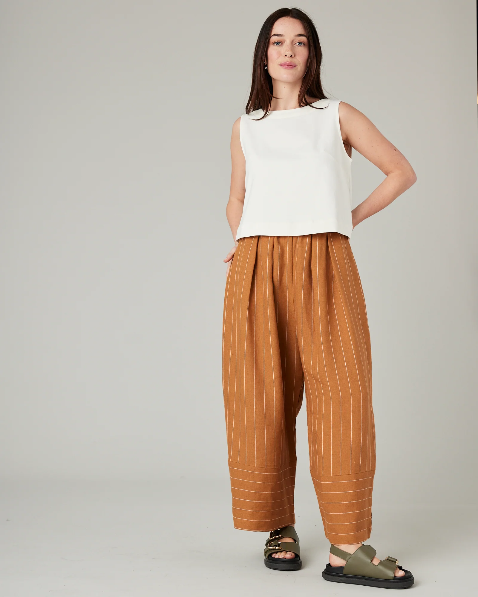 Esme Ecru Jersey Top - Image 5