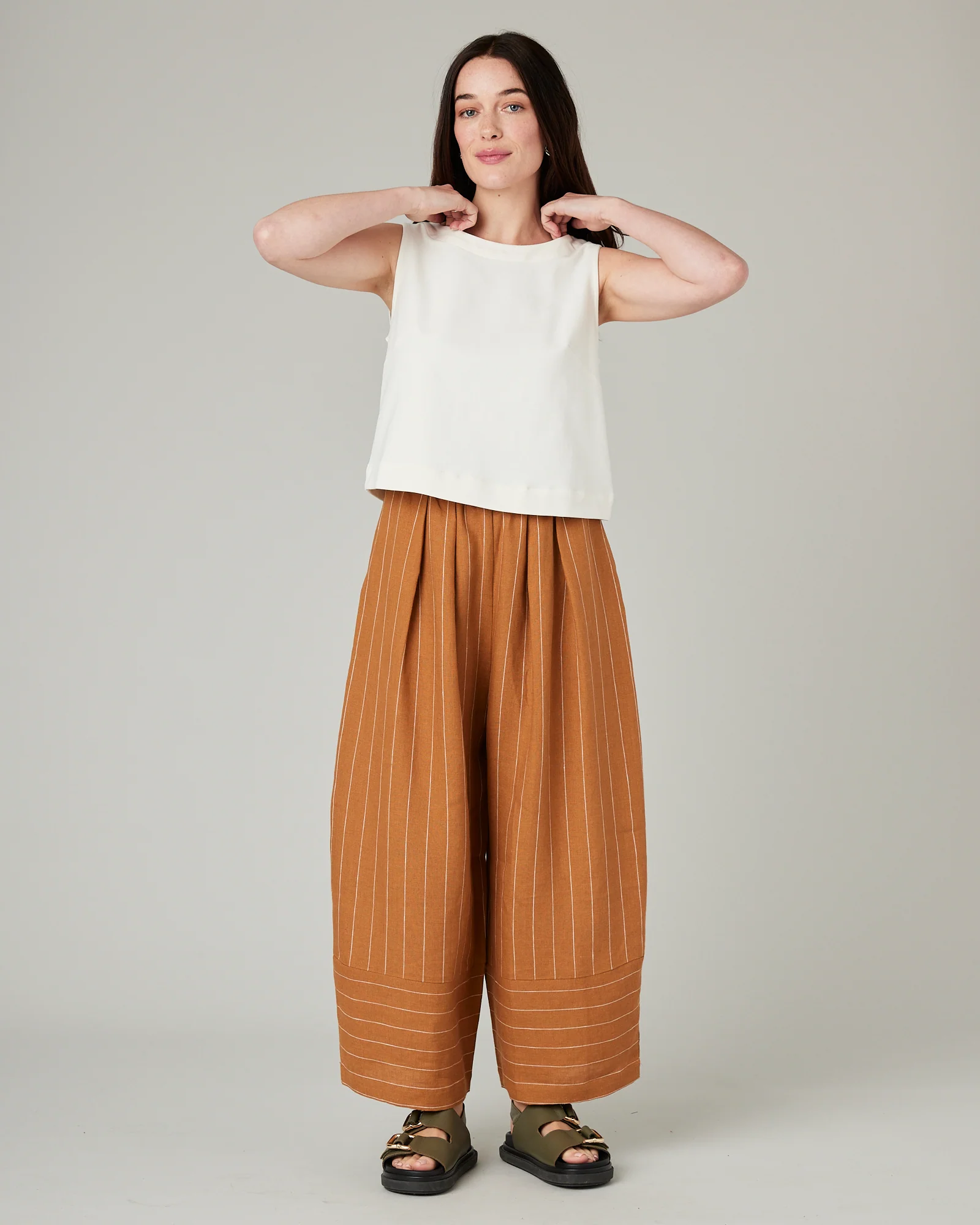 Esme Ecru Jersey Top - Image 6