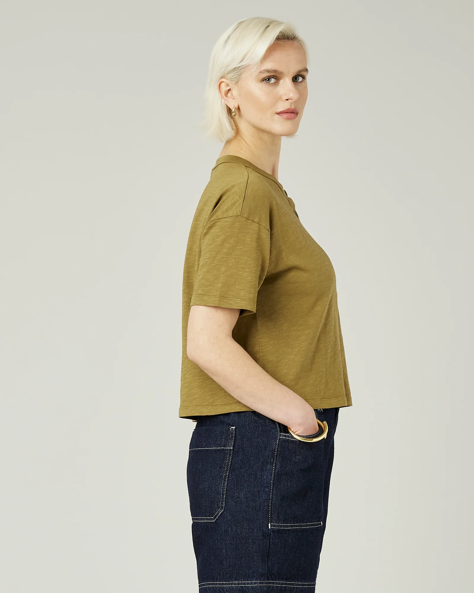Henri Top Khaki - Image 4