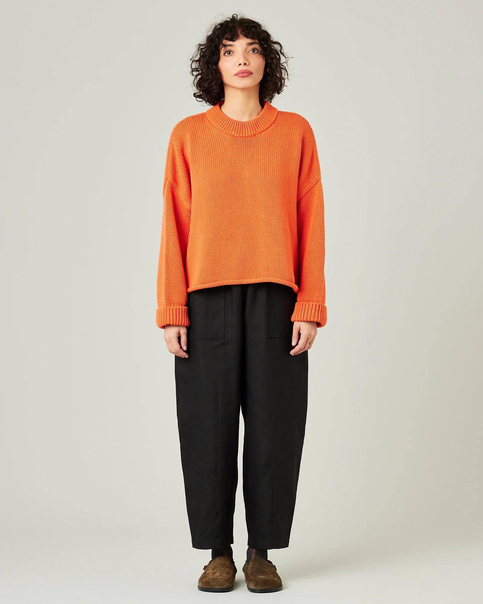 Huxley Black Linen Trousers - Image 5