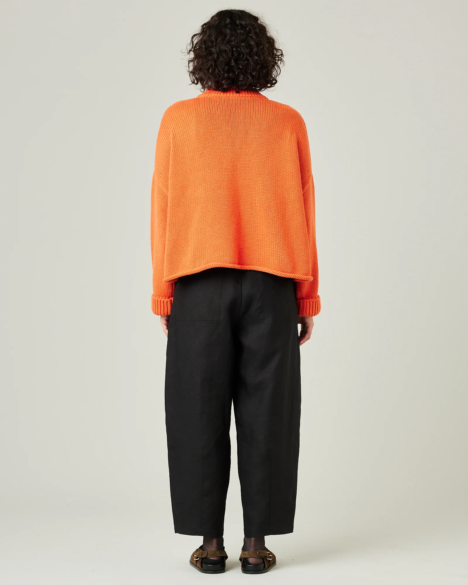 Huxley Black Linen Trousers - Image 7