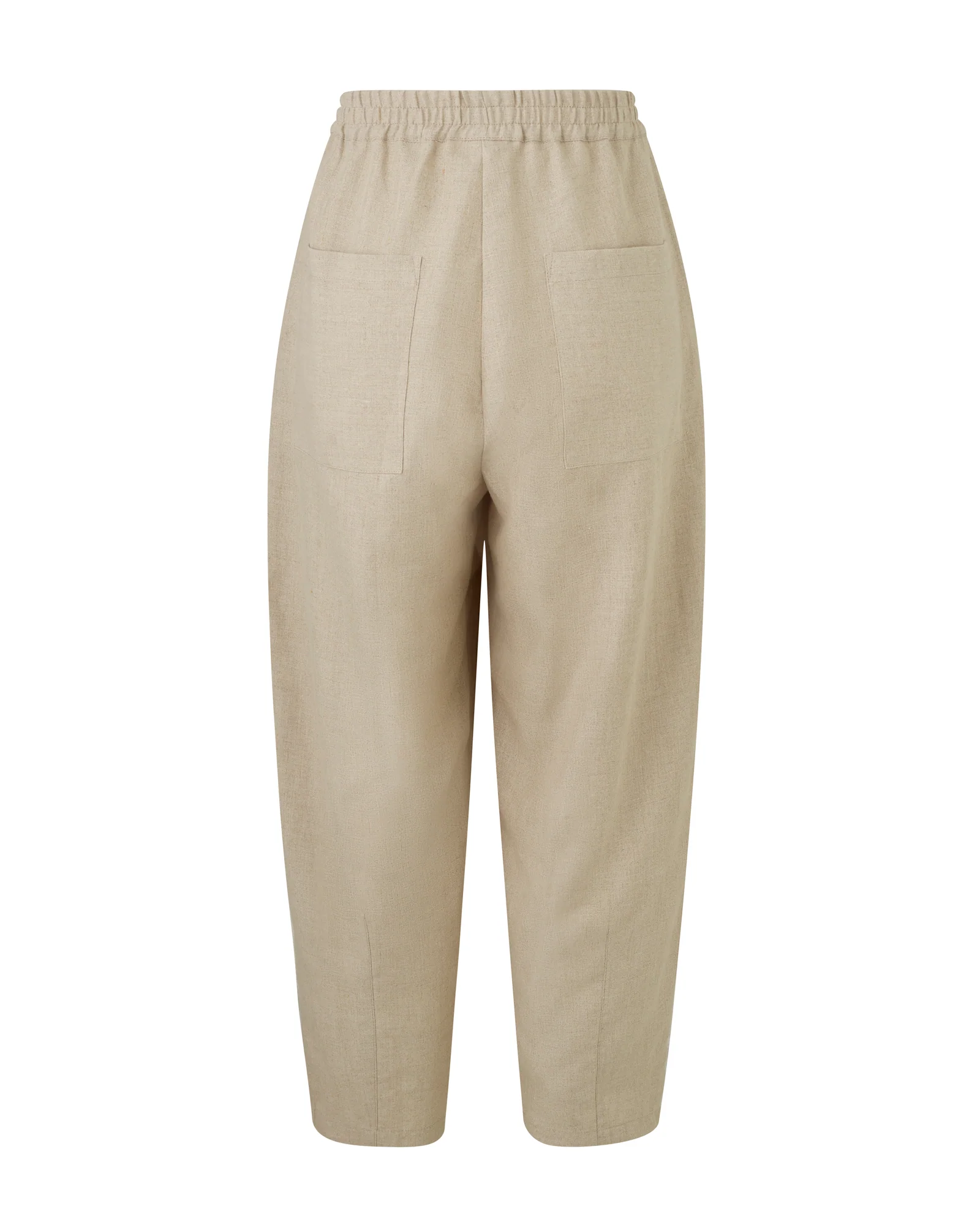 Huxley Oat Linen Trousers - Image 4