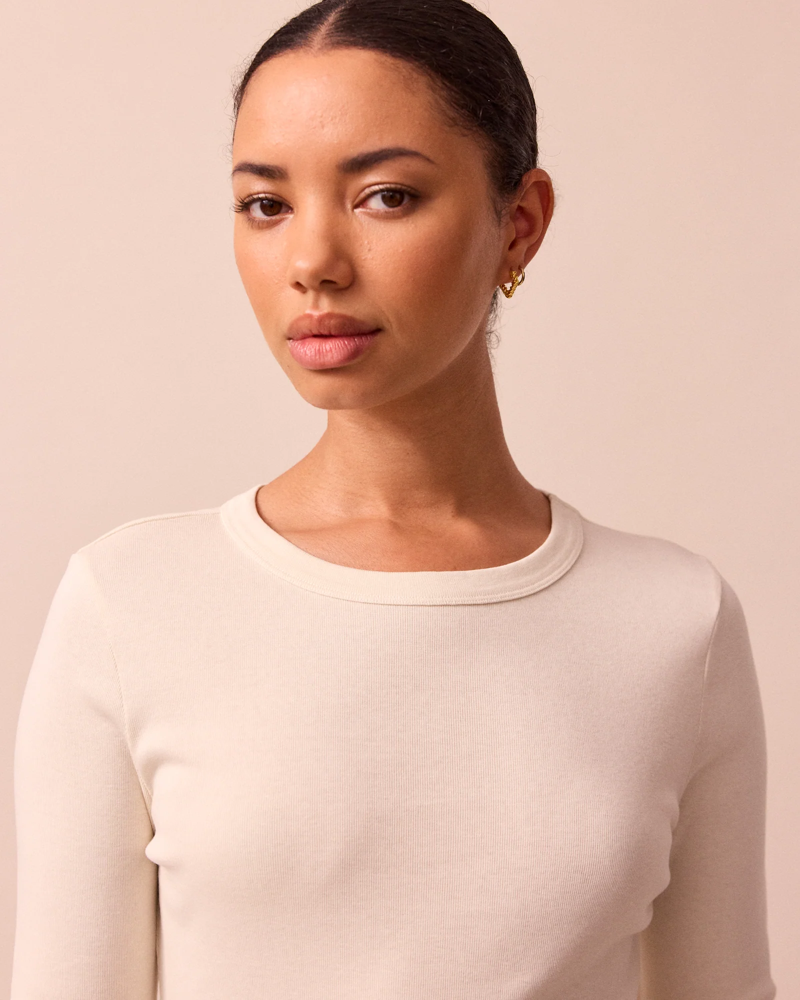 Lila Bone Jersey Top - Image 3