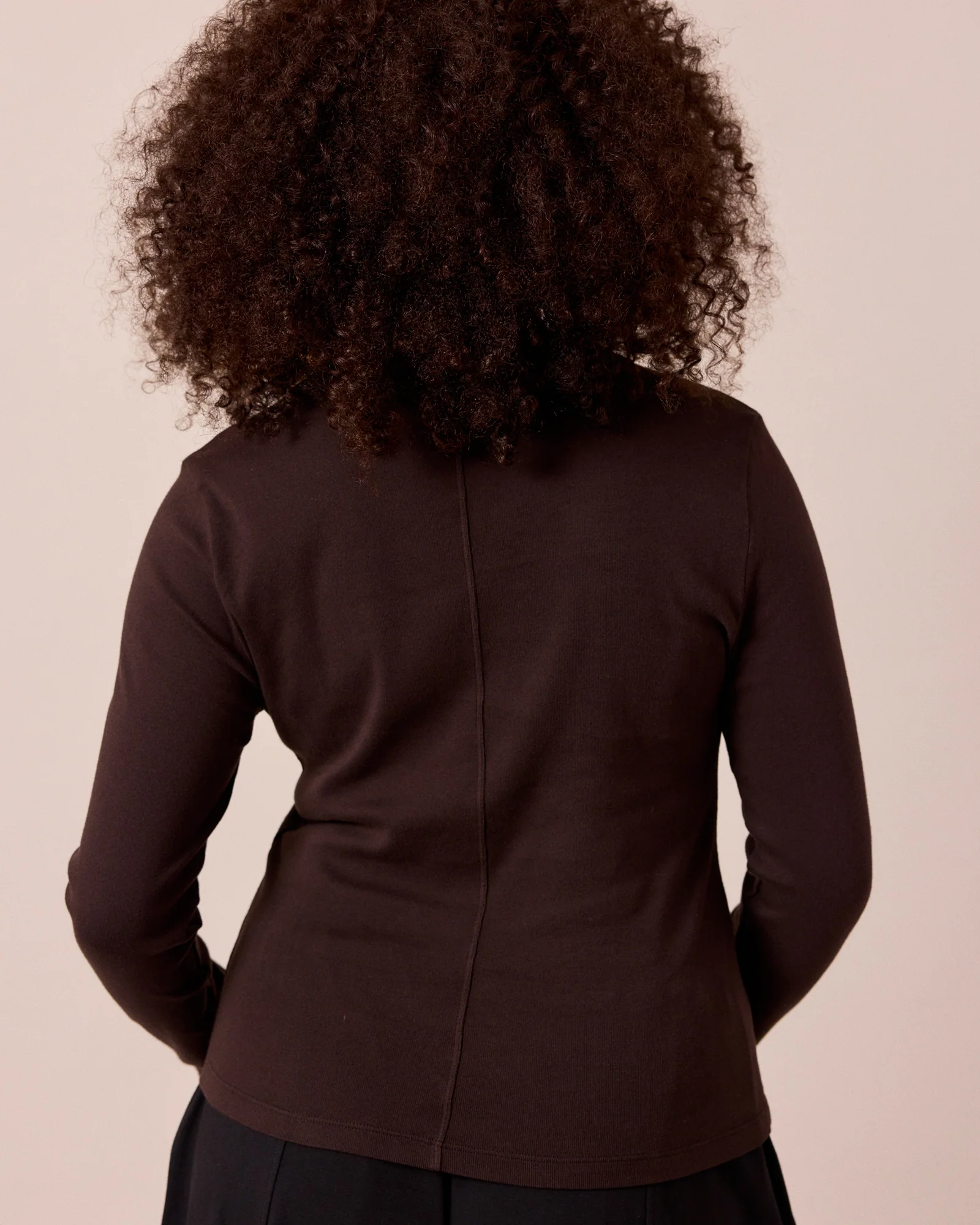 Lila Ganache Jersey Top - Image 3