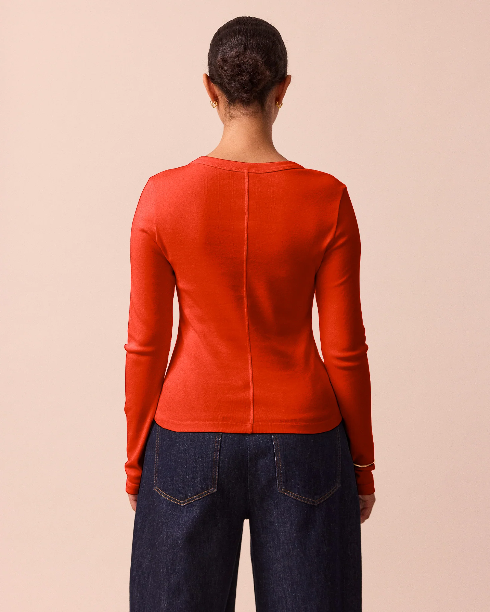 Lila Persimmon Jersey Top - Image 4