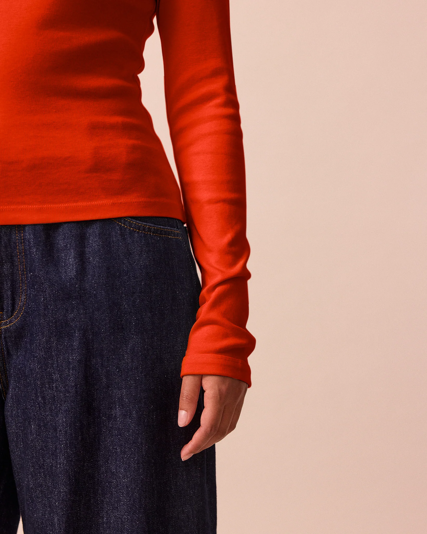 Lila Persimmon Jersey Top - Image 6