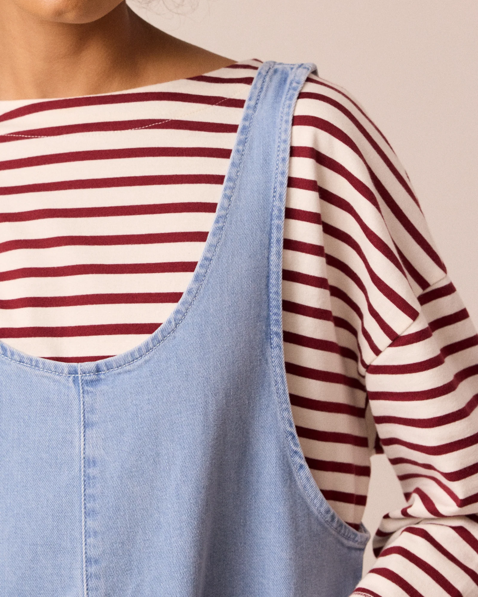 Lola Light Blue Denim Jumpsuit - Image 4