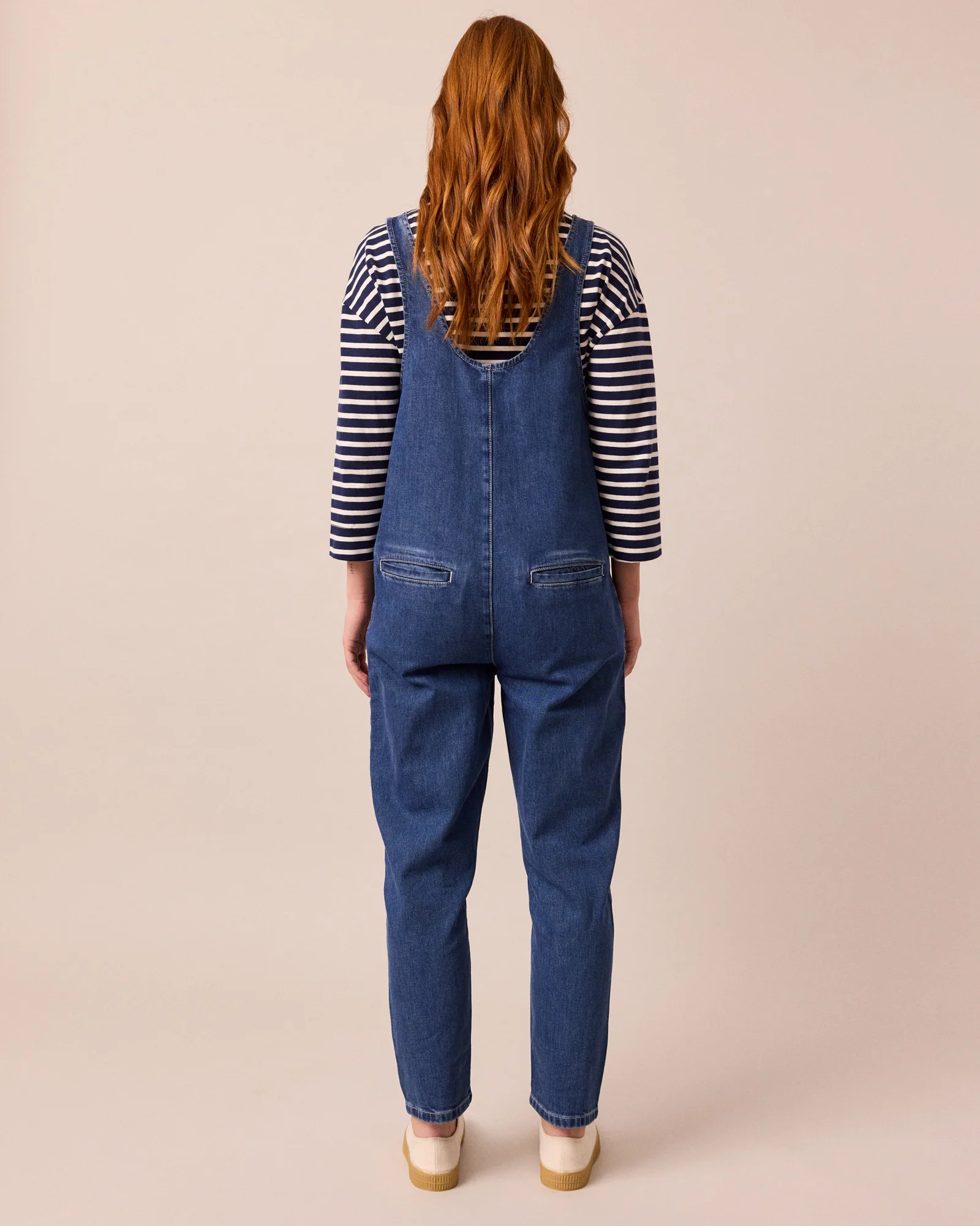 Lola Mid Blue Denim Jumpsuit - Image 6