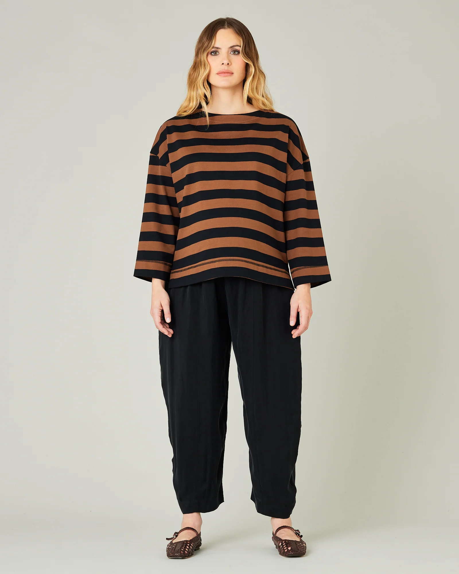 Mabel Cupro Trouser - Black - Image 12