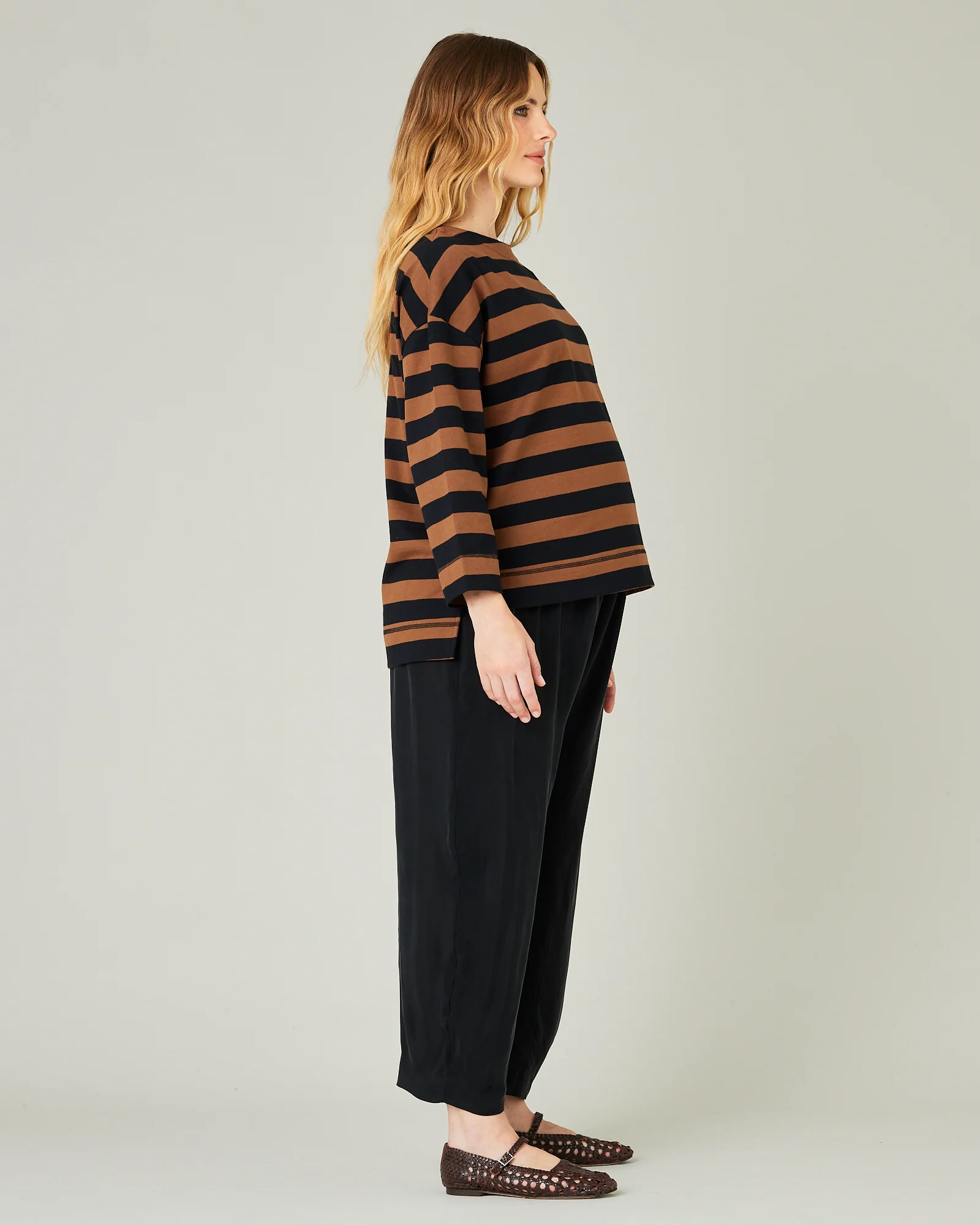 Mabel Cupro Trouser - Black - Image 15