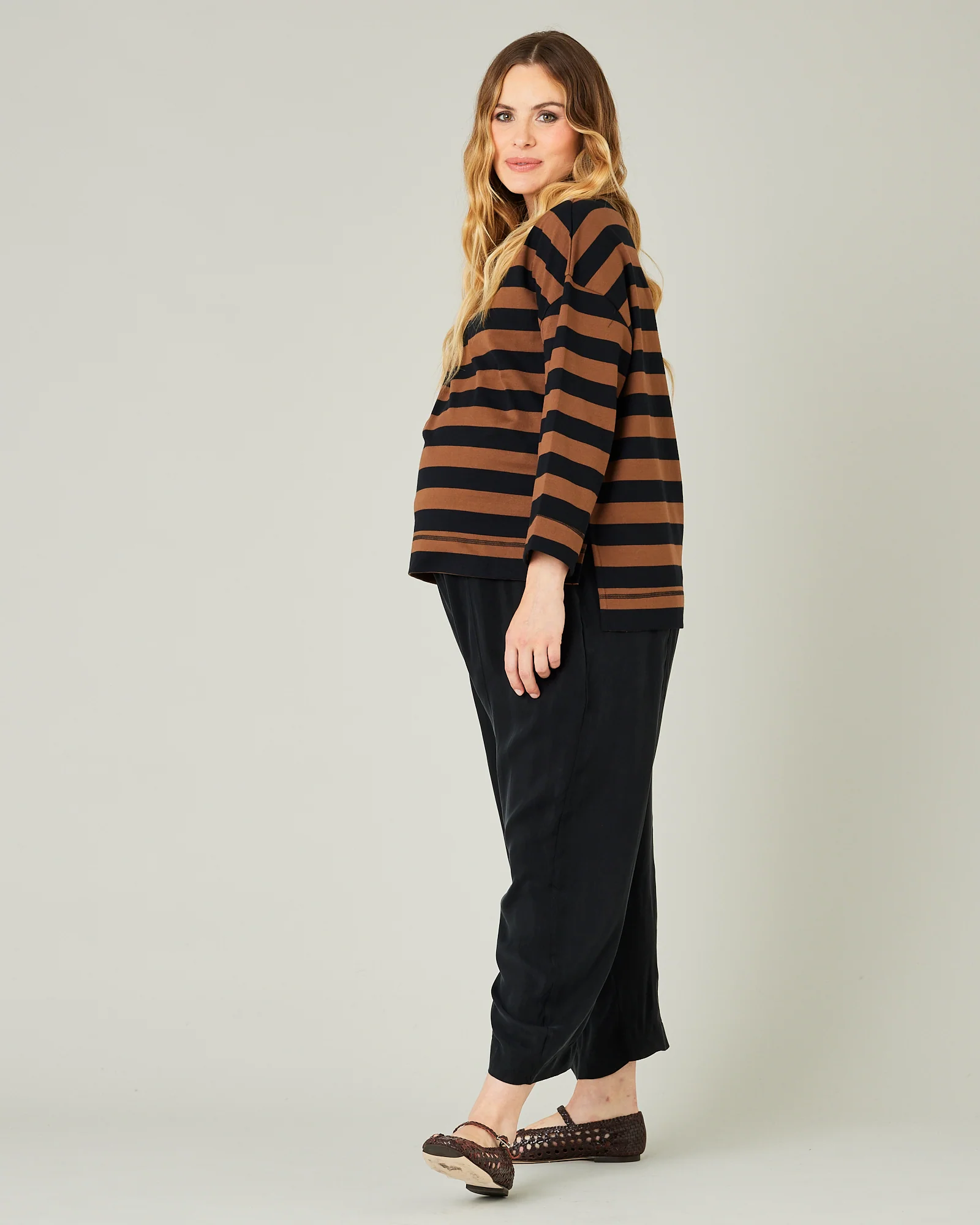 Mabel Cupro Trouser - Black - Image 16