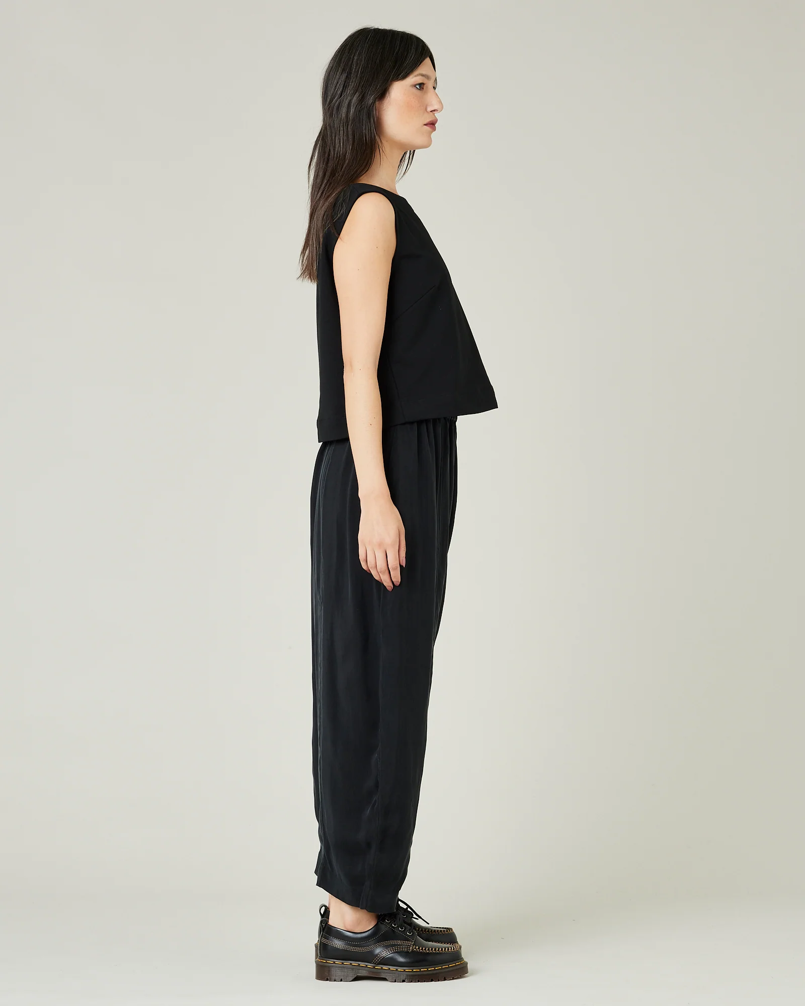Mabel Cupro Trouser - Black - Image 8