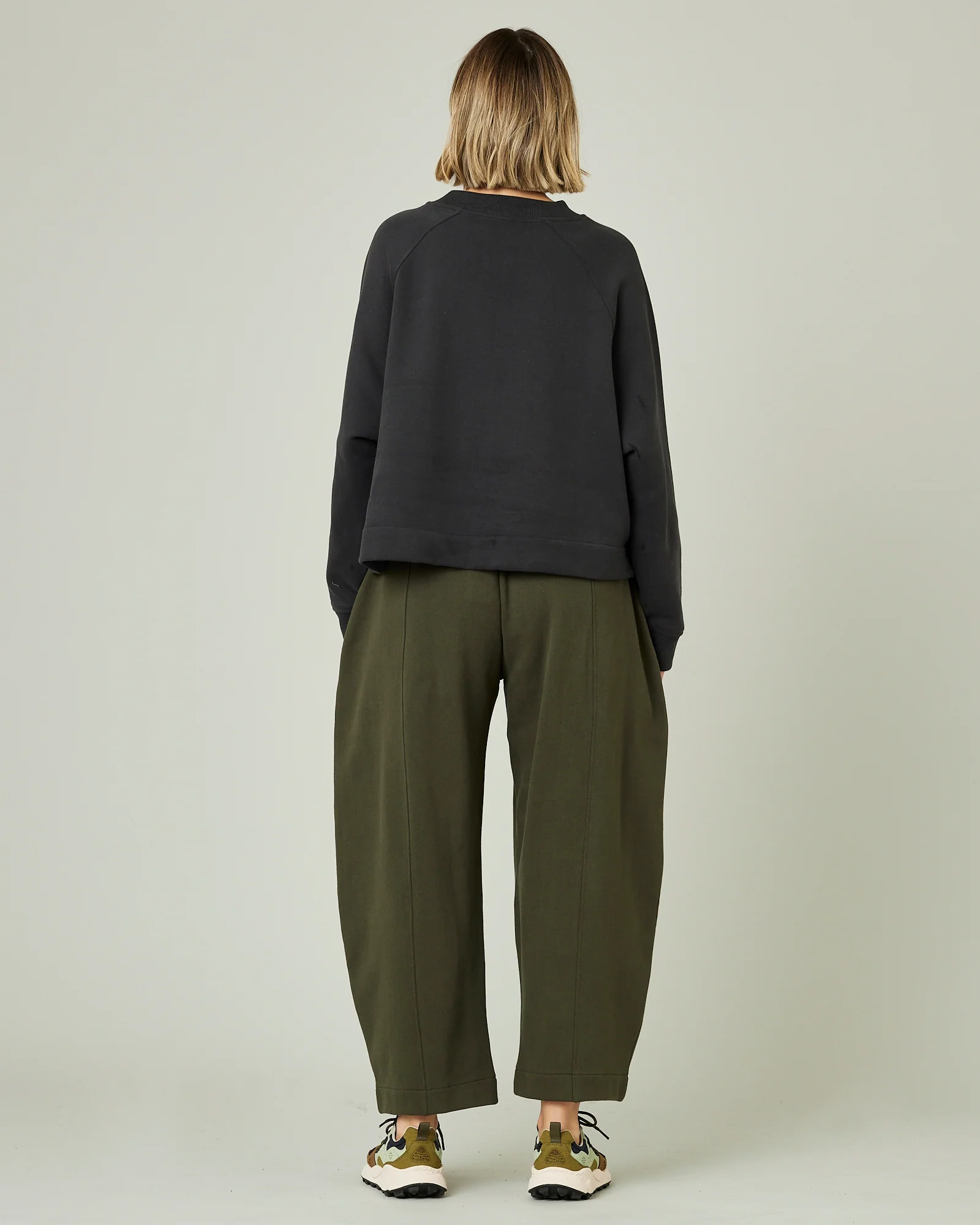 Mabel Olive Fleeceback Jersey Trousers - Image 19