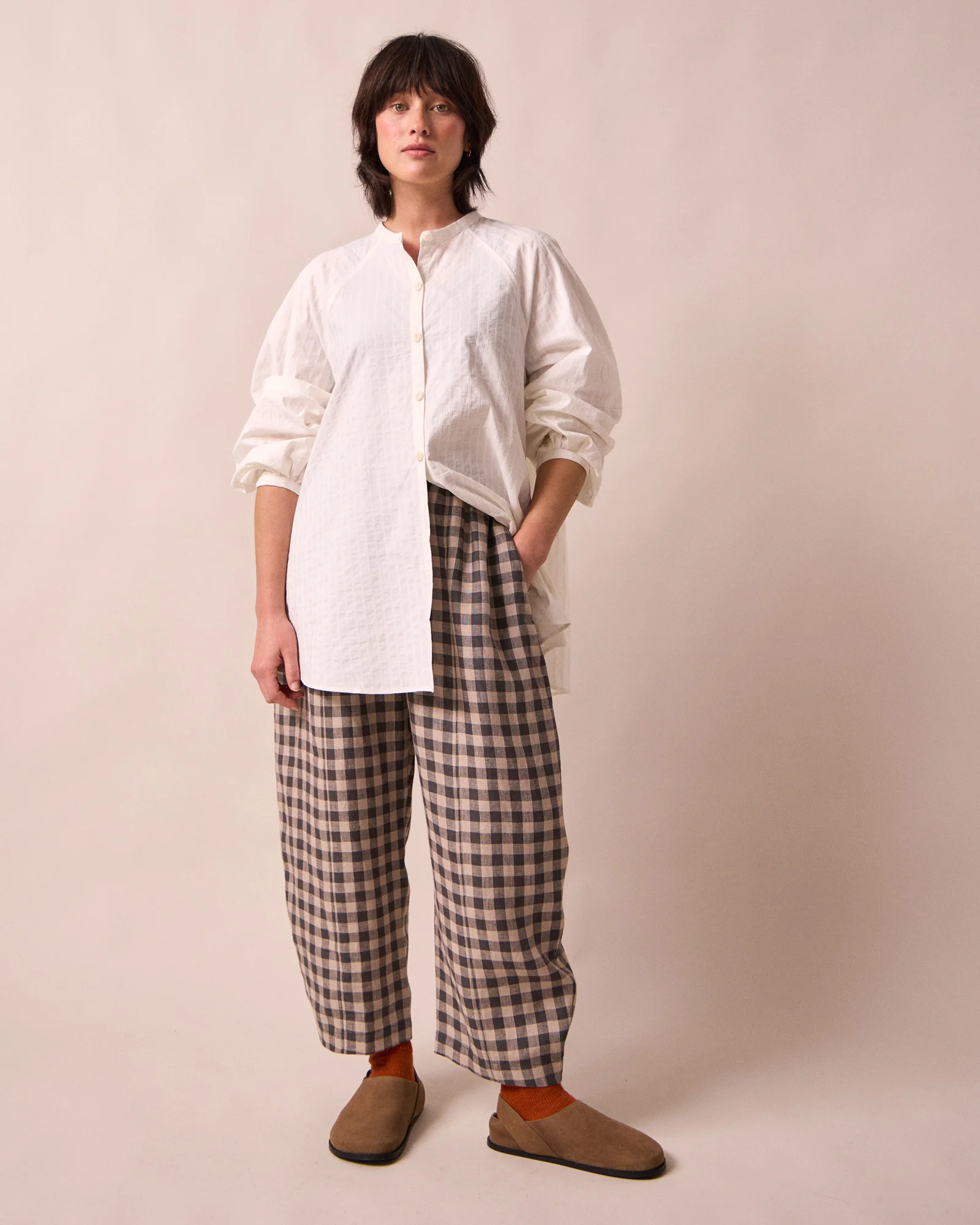 Mia White Cotton Shirt - Image 3