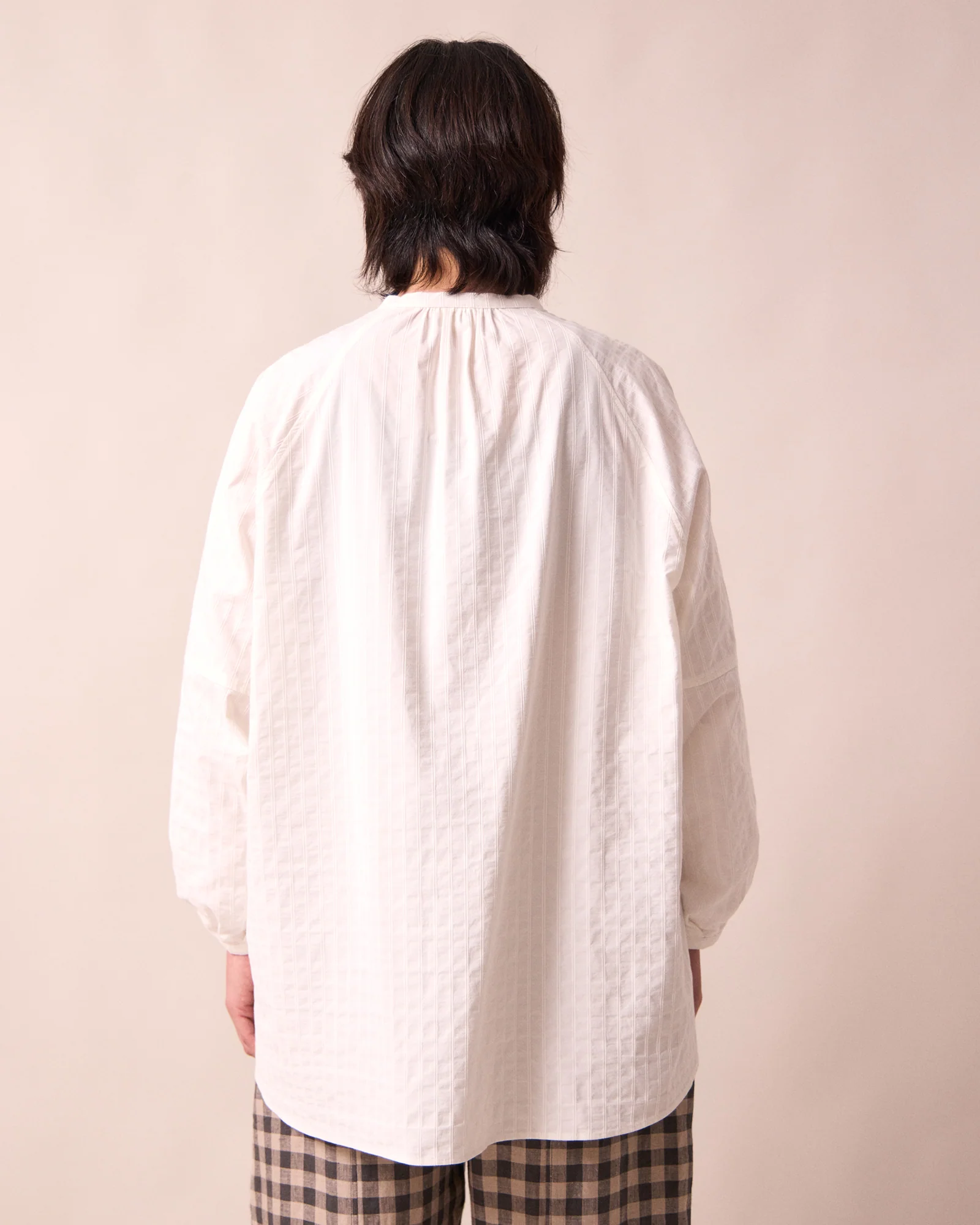 Mia White Cotton Shirt - Image 4