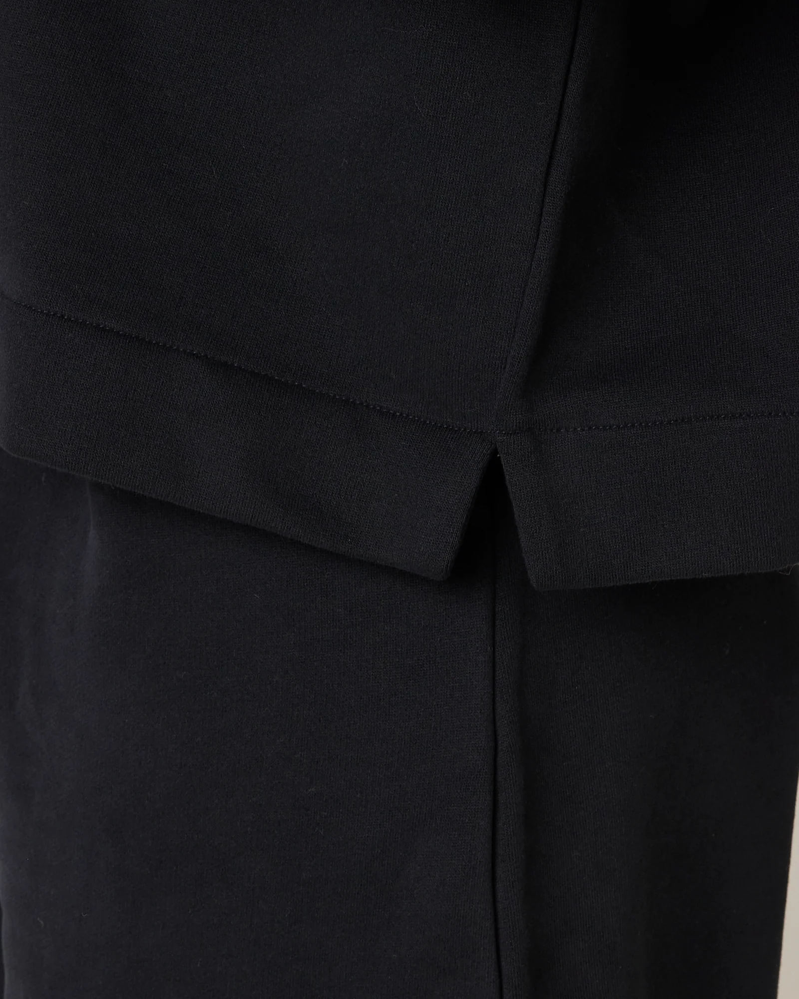 Noa Black Fleeceback Jersey Jumper - Image 16