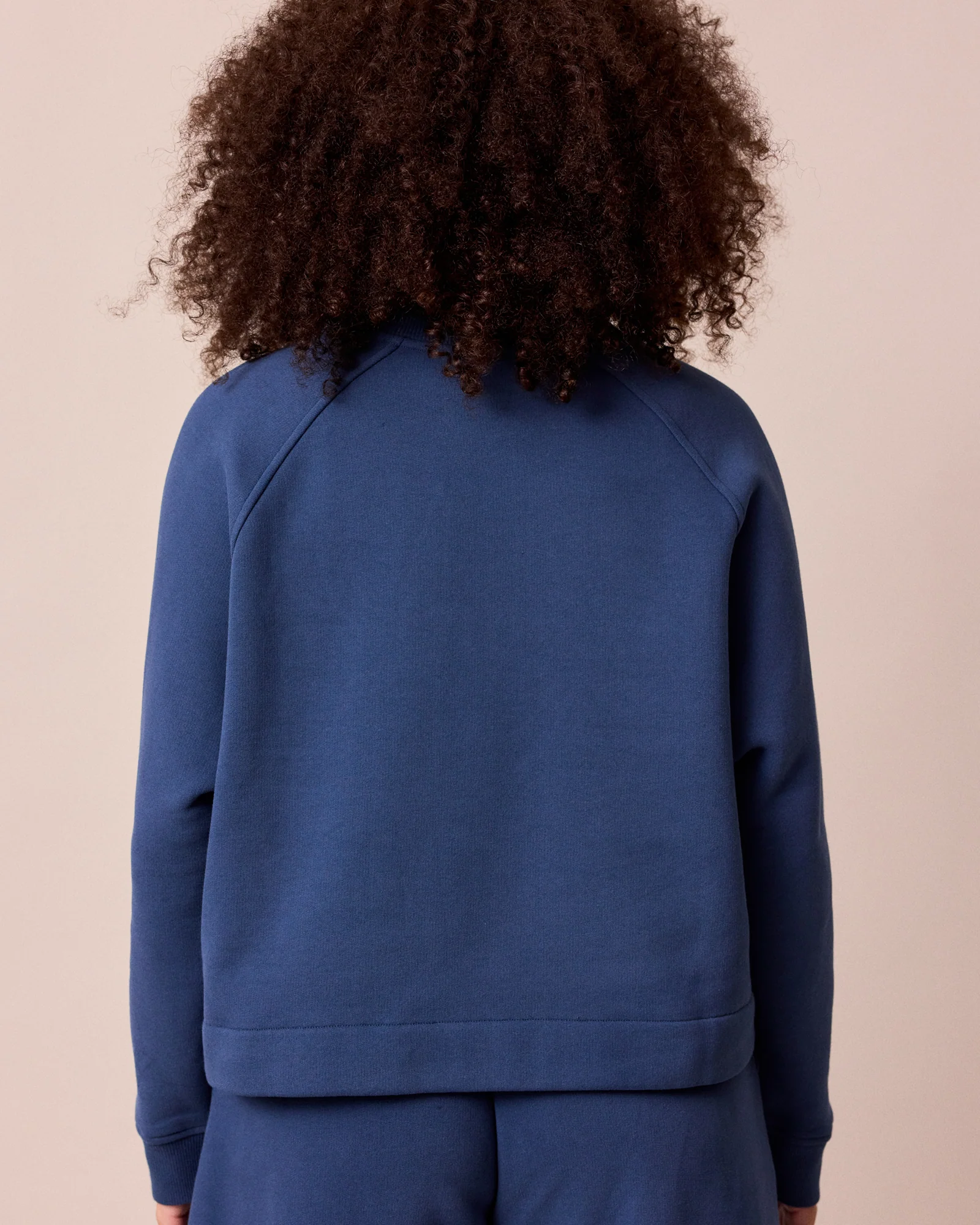 Noa French Navy Fleeceback Jersey Jumper - Image 4