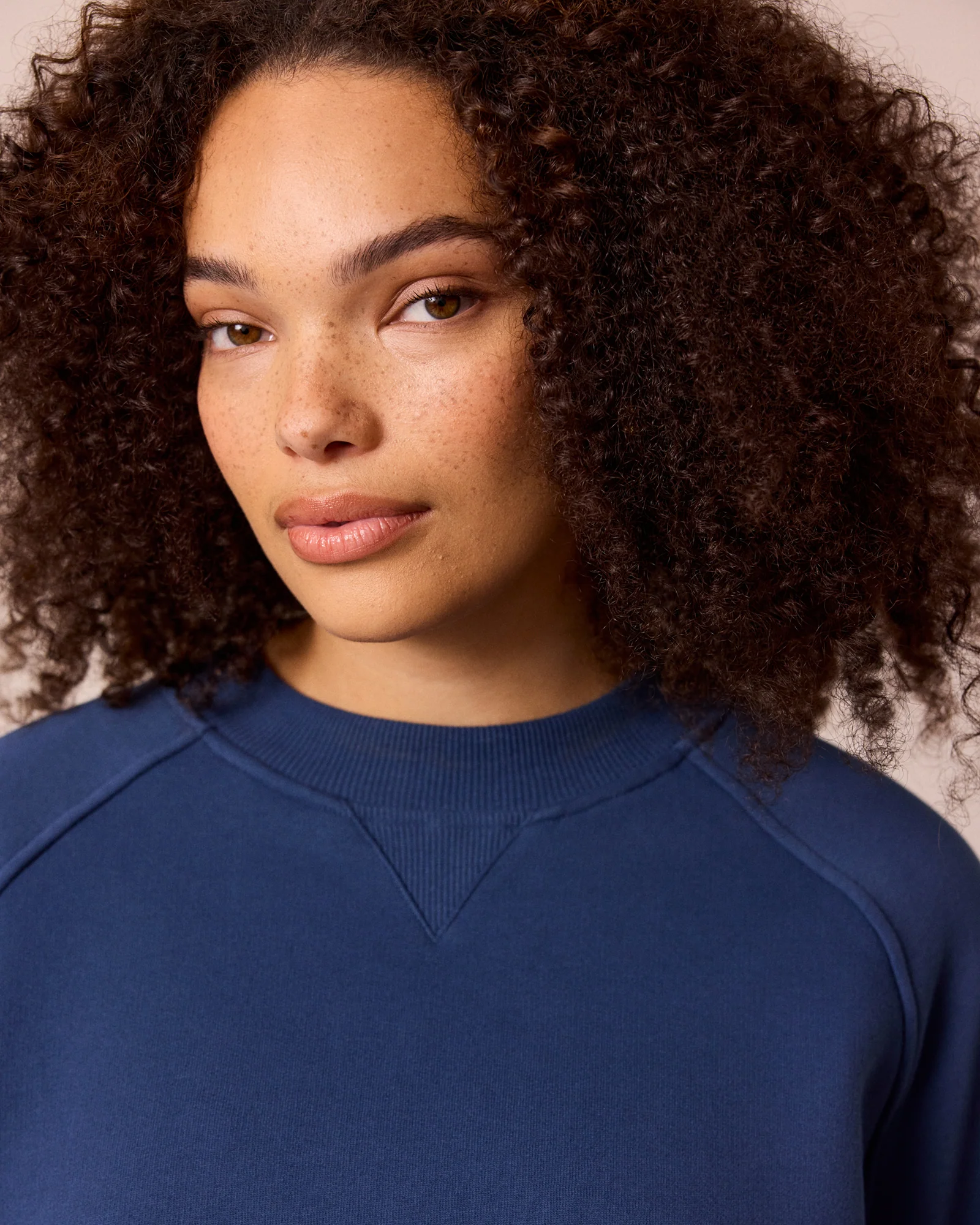 Noa French Navy Fleeceback Jersey Jumper - Image 5