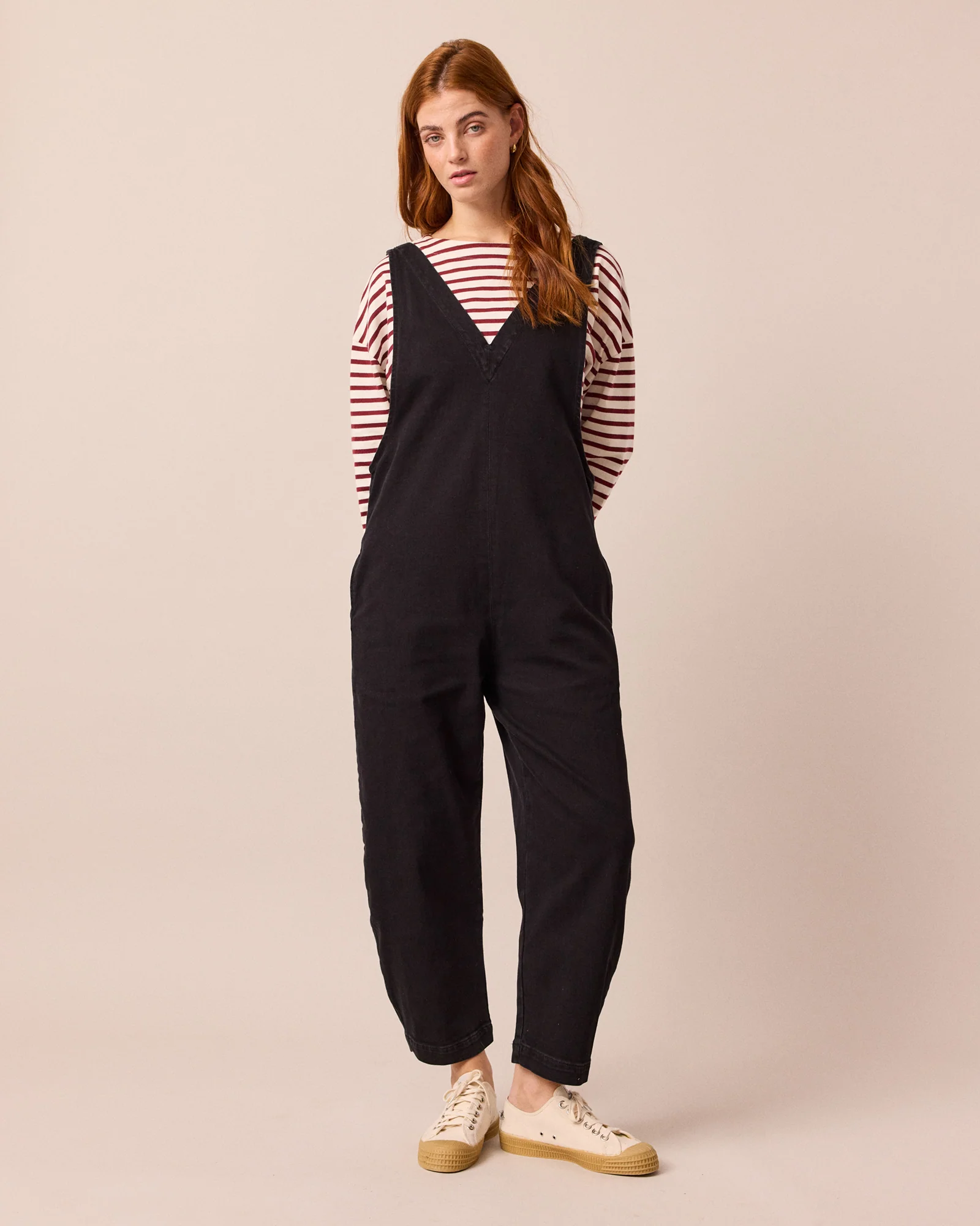 Ottie Black Denim Jumpsuit - Image 3