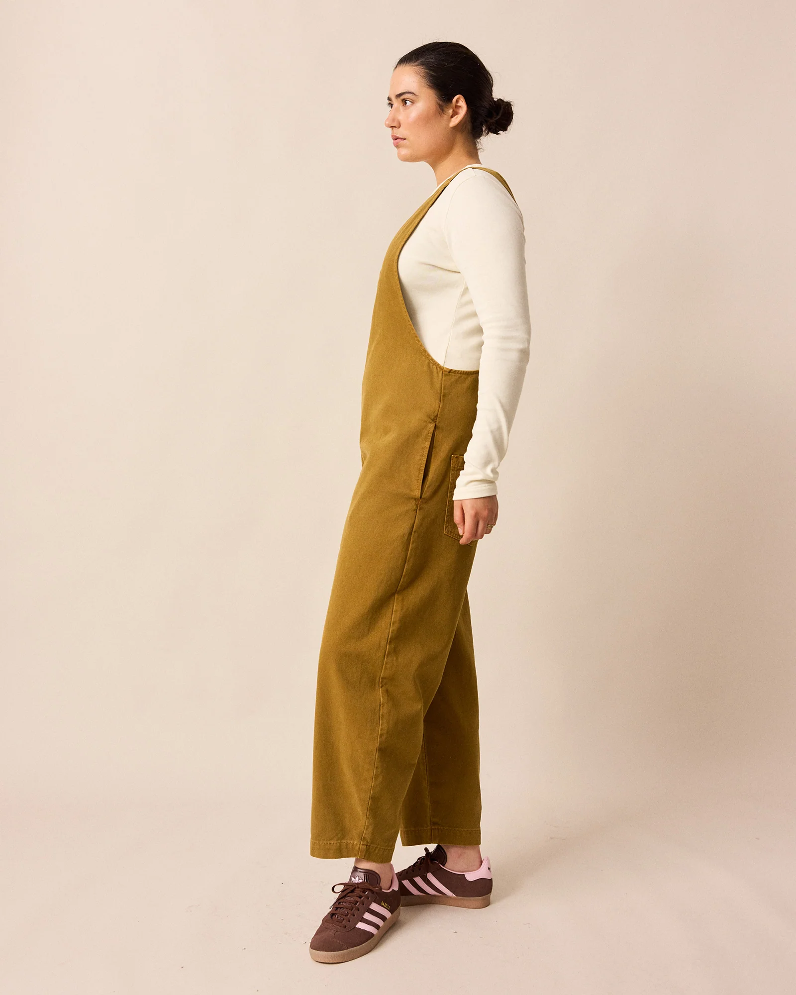 Ottie Bronze Denim Jumpsuit - Image 3