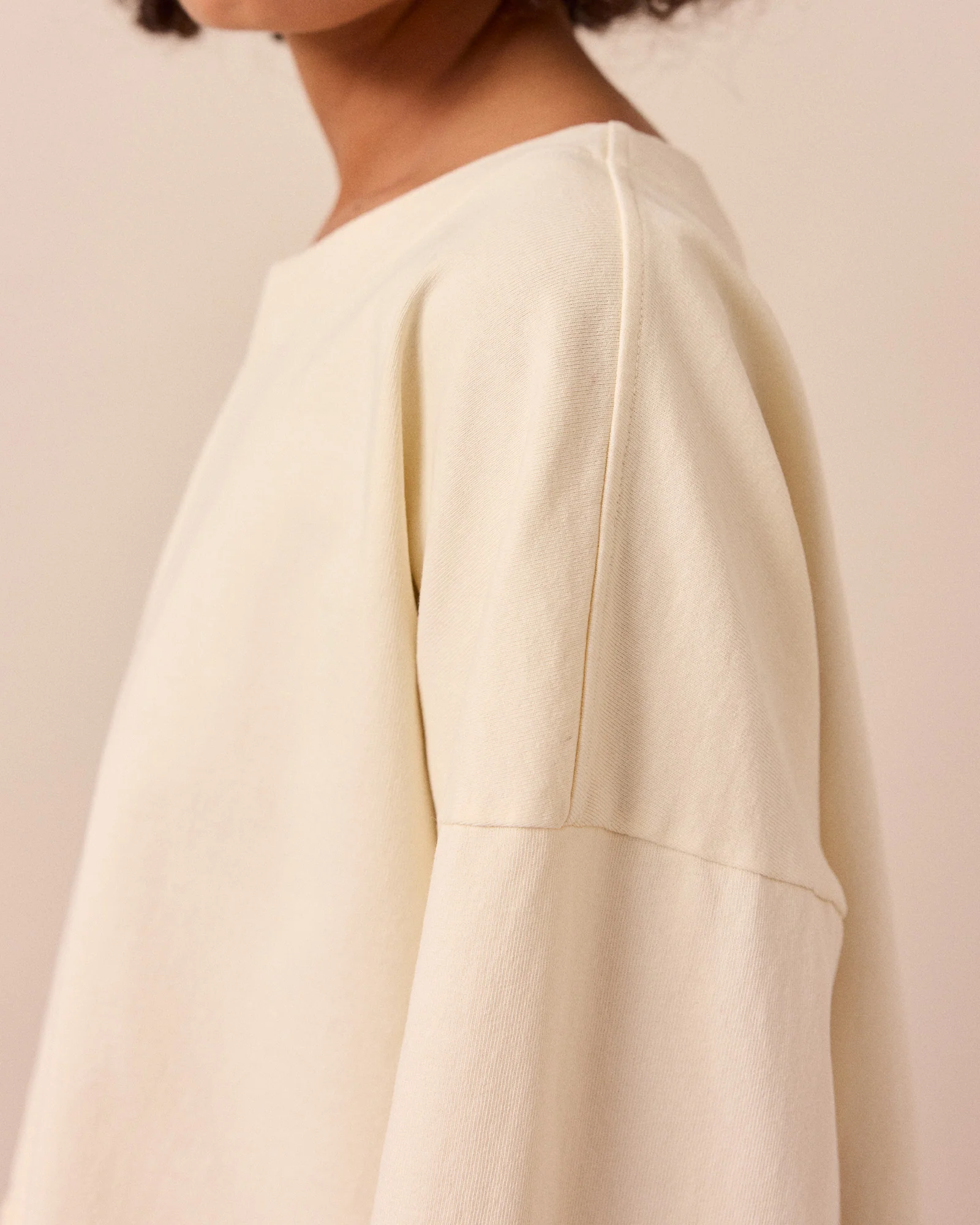 Peggy Bone Jersey Top - Image 4