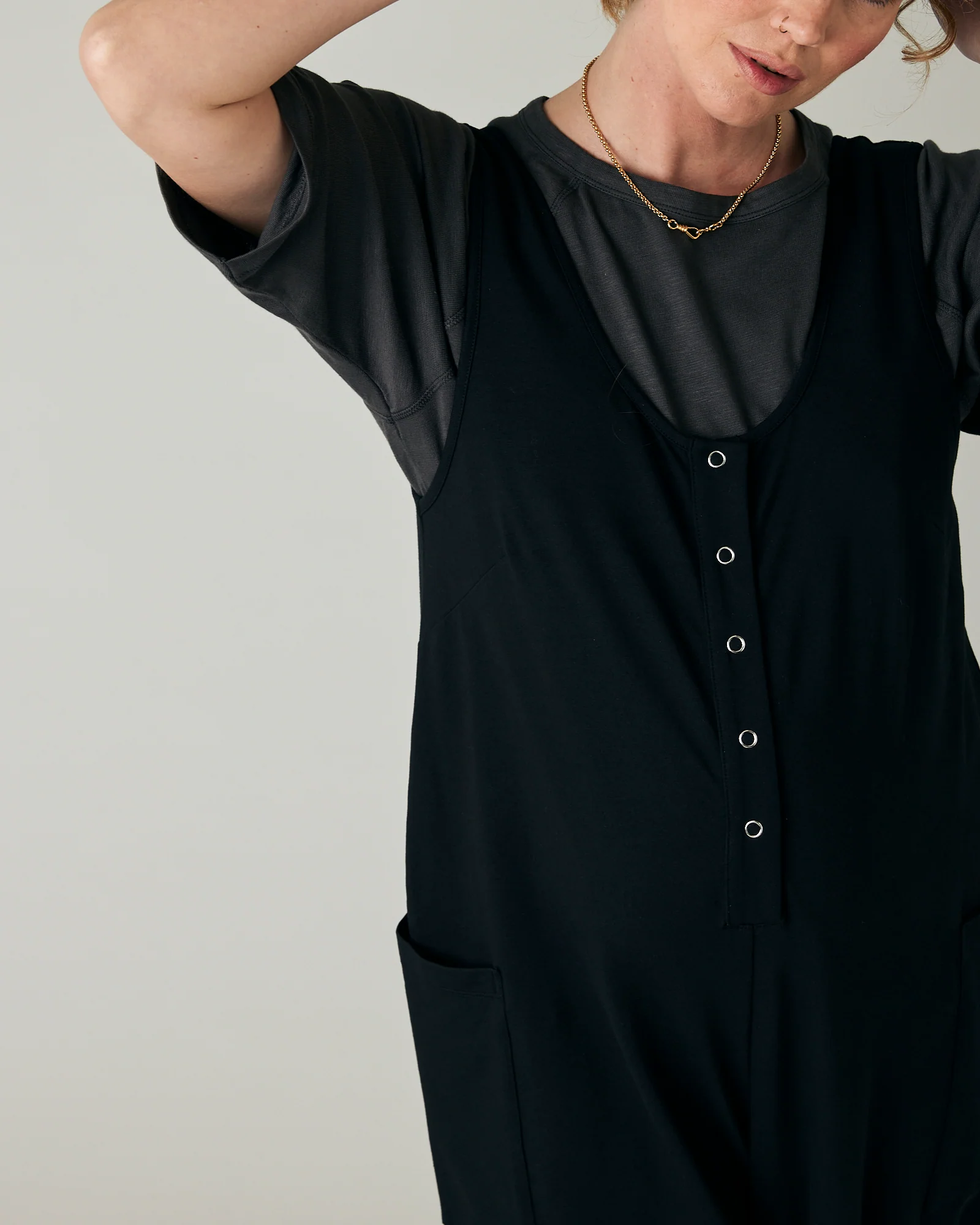 Poppy Jumpsuit - Black - Image 10