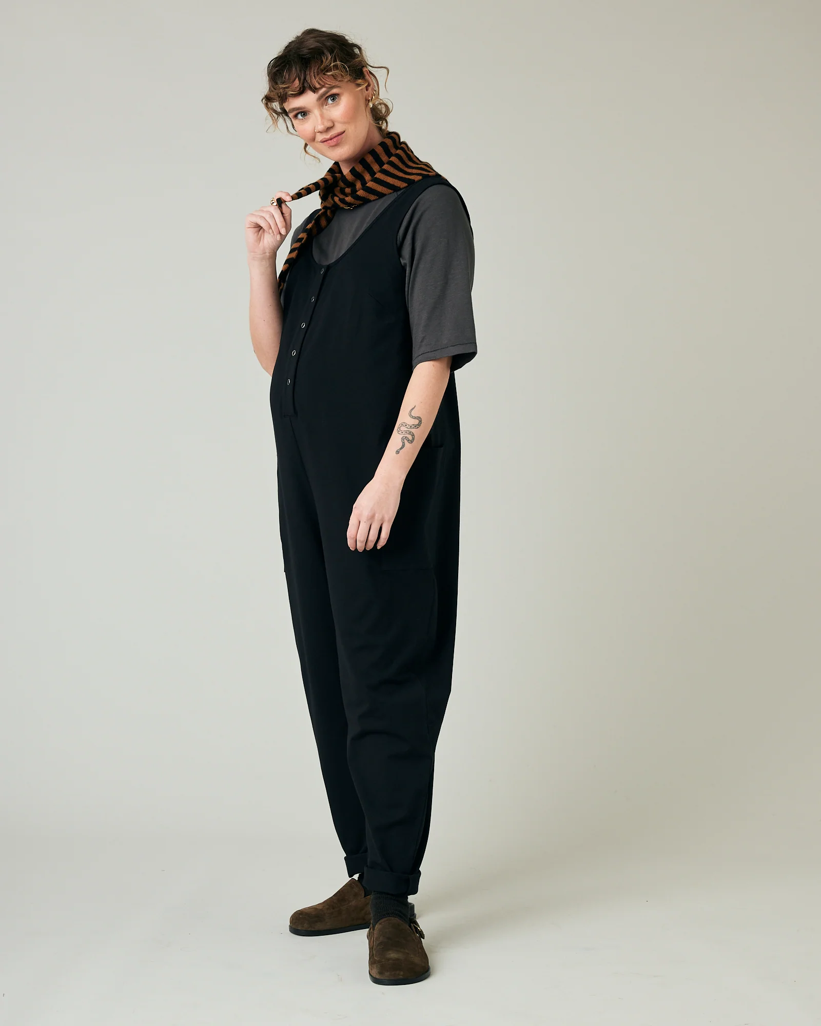 Poppy Jumpsuit - Black - Image 8