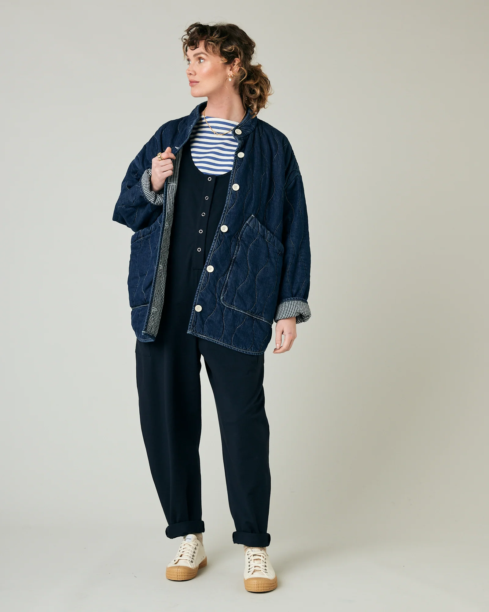 Poppy Jumpsuit - Midnight Navy - Image 10