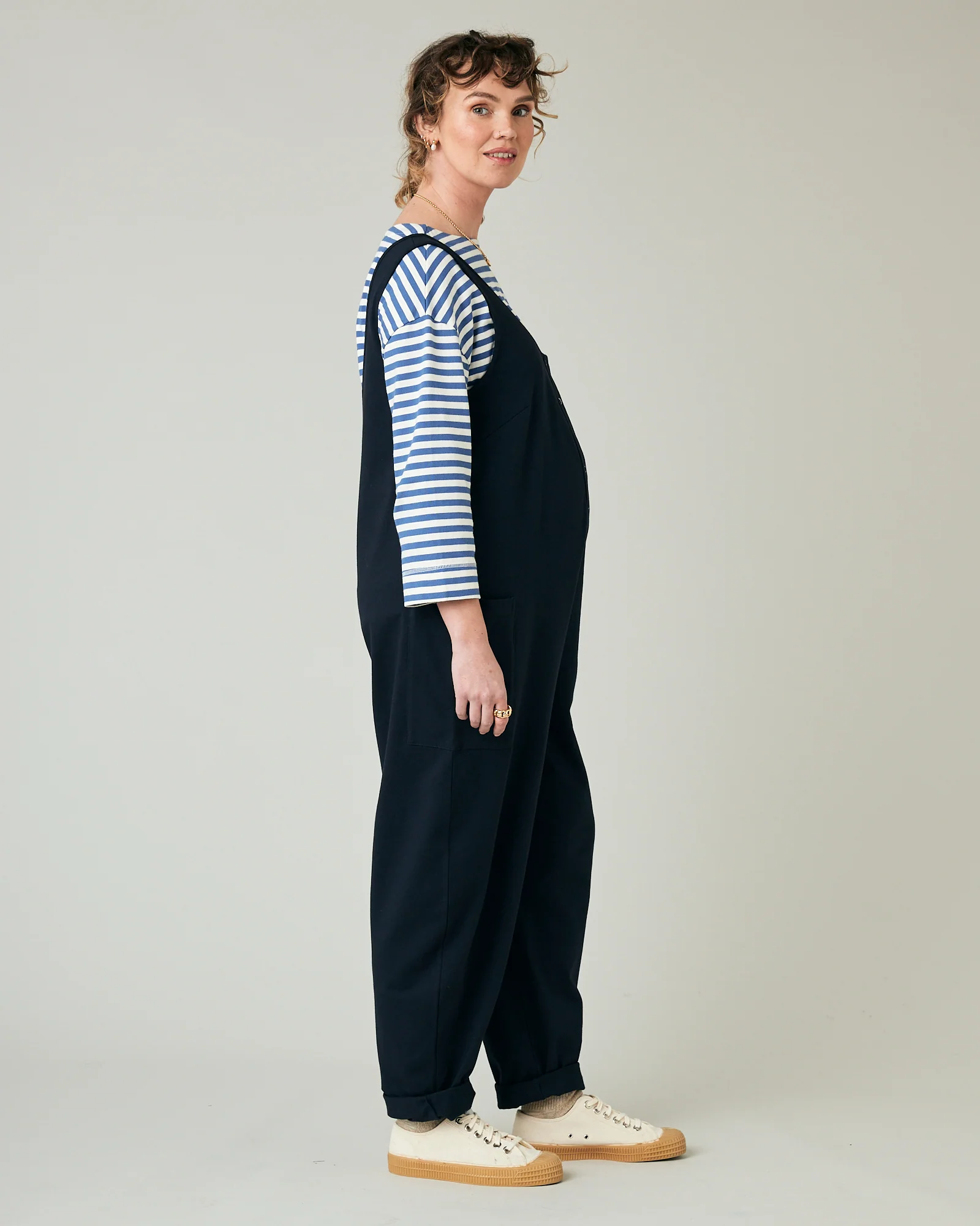 Poppy Jumpsuit - Midnight Navy - Image 4
