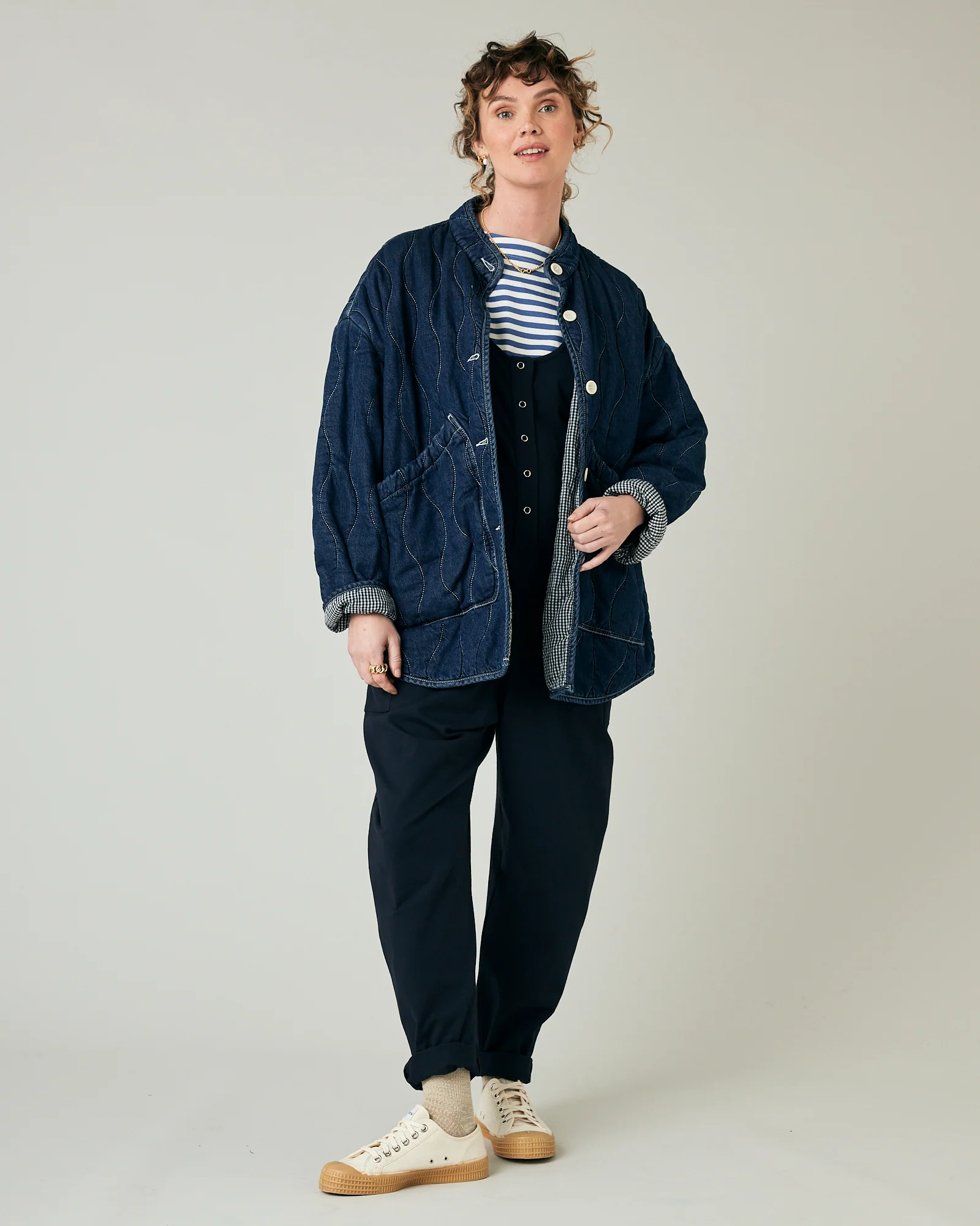 Poppy Jumpsuit - Midnight Navy - Image 9