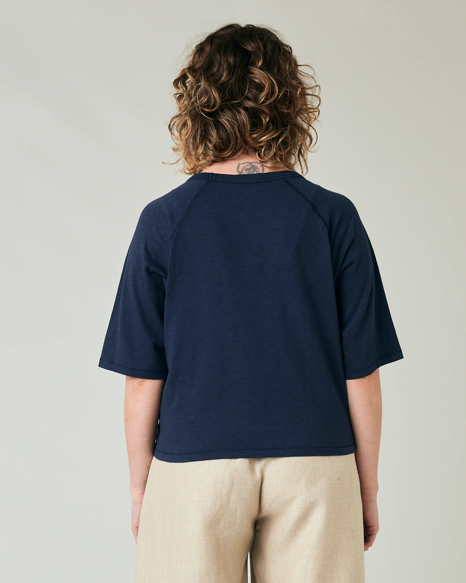 Raglan Top Navy - Image 10