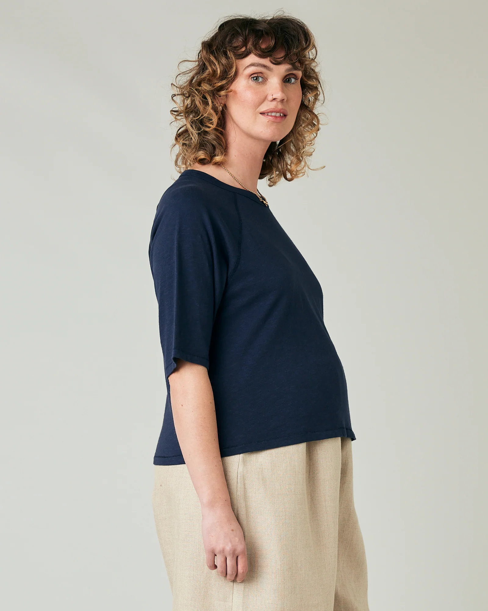 Raglan Top Navy - Image 11