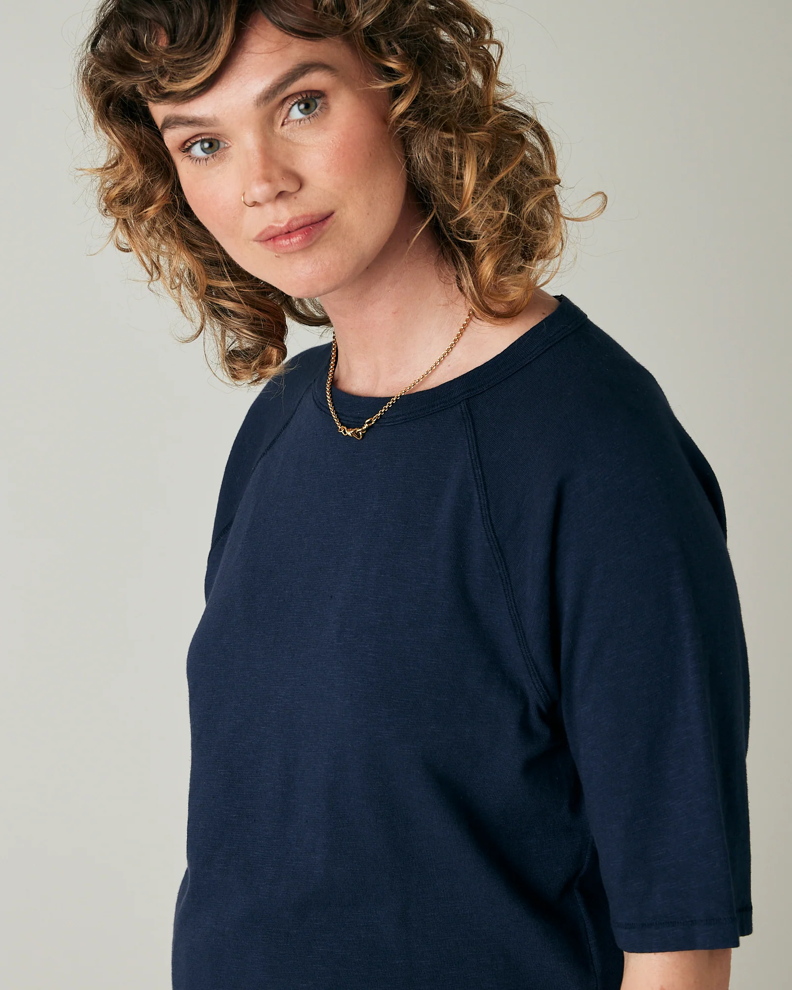 Raglan Top Navy - Image 12