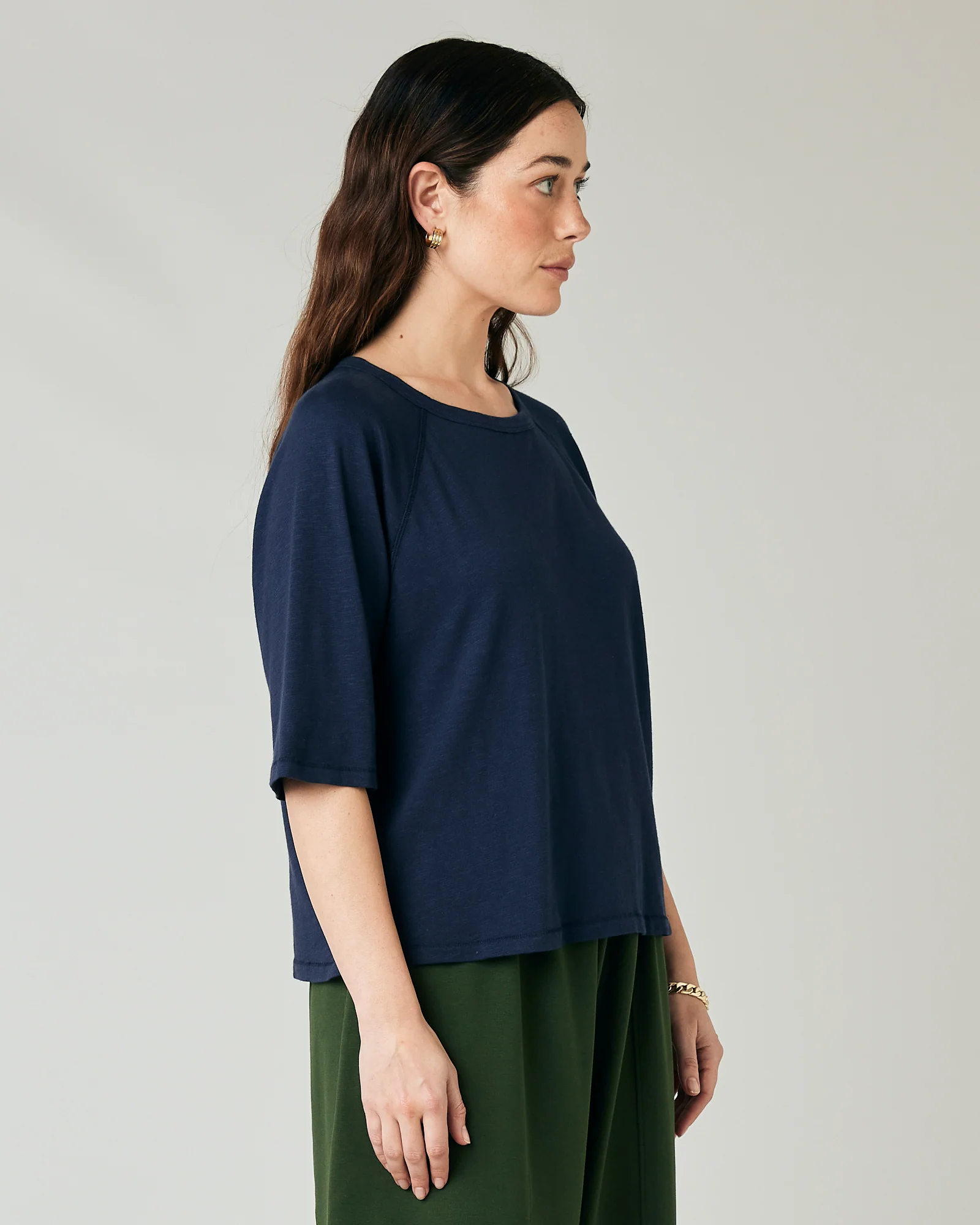 Raglan Top Navy - Image 4