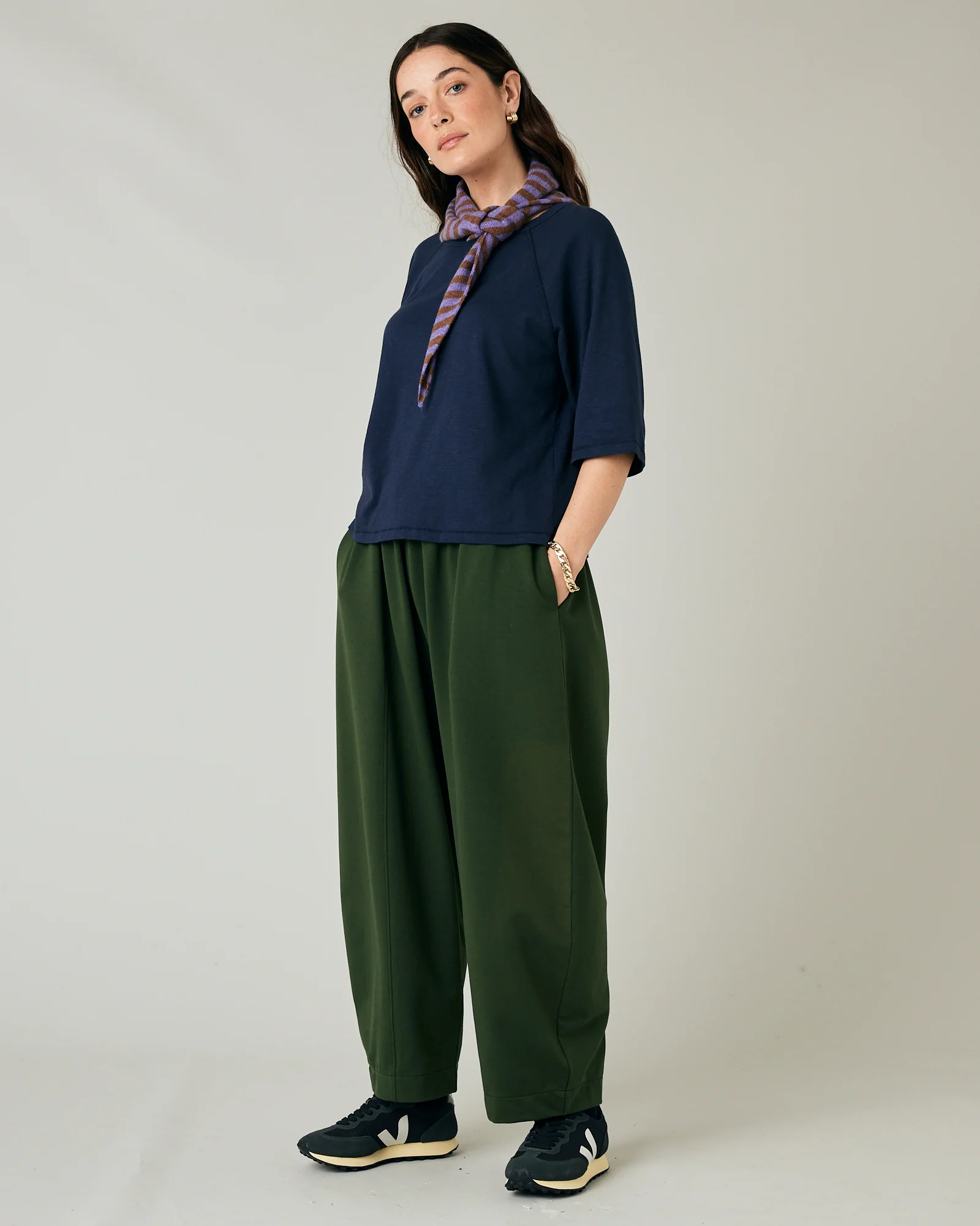 Raglan Top Navy - Image 6