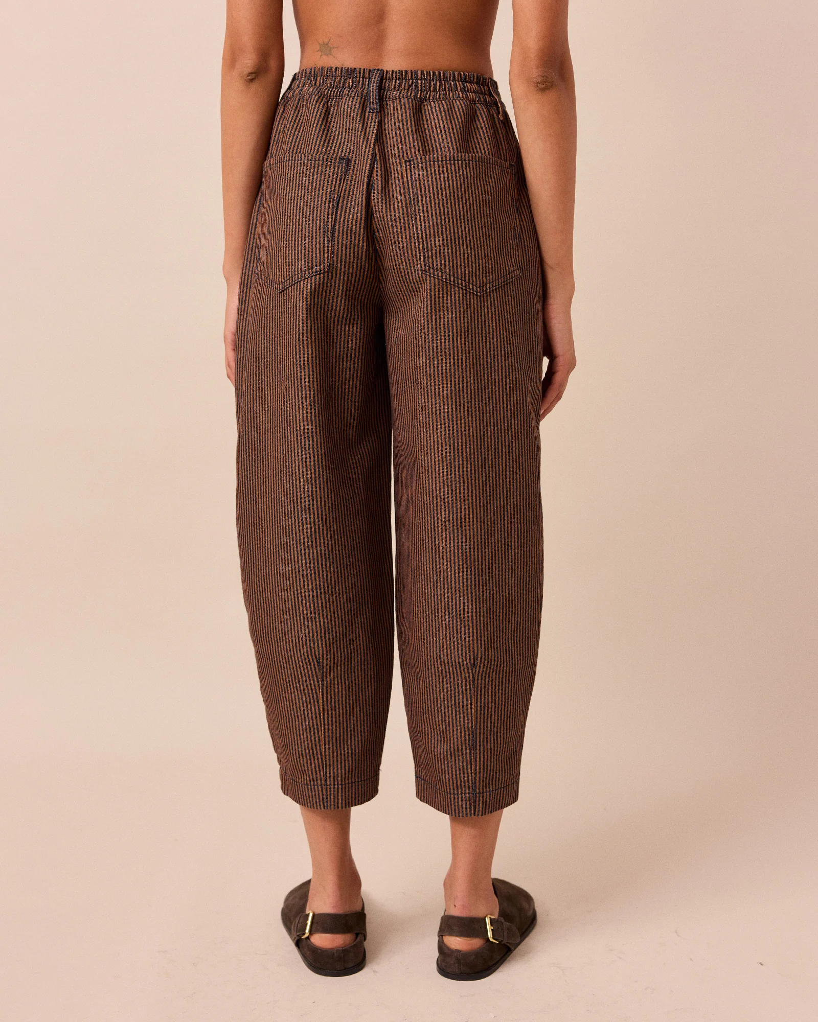 Remi Rust Hickory Stripe Denim Jeans - Image 5