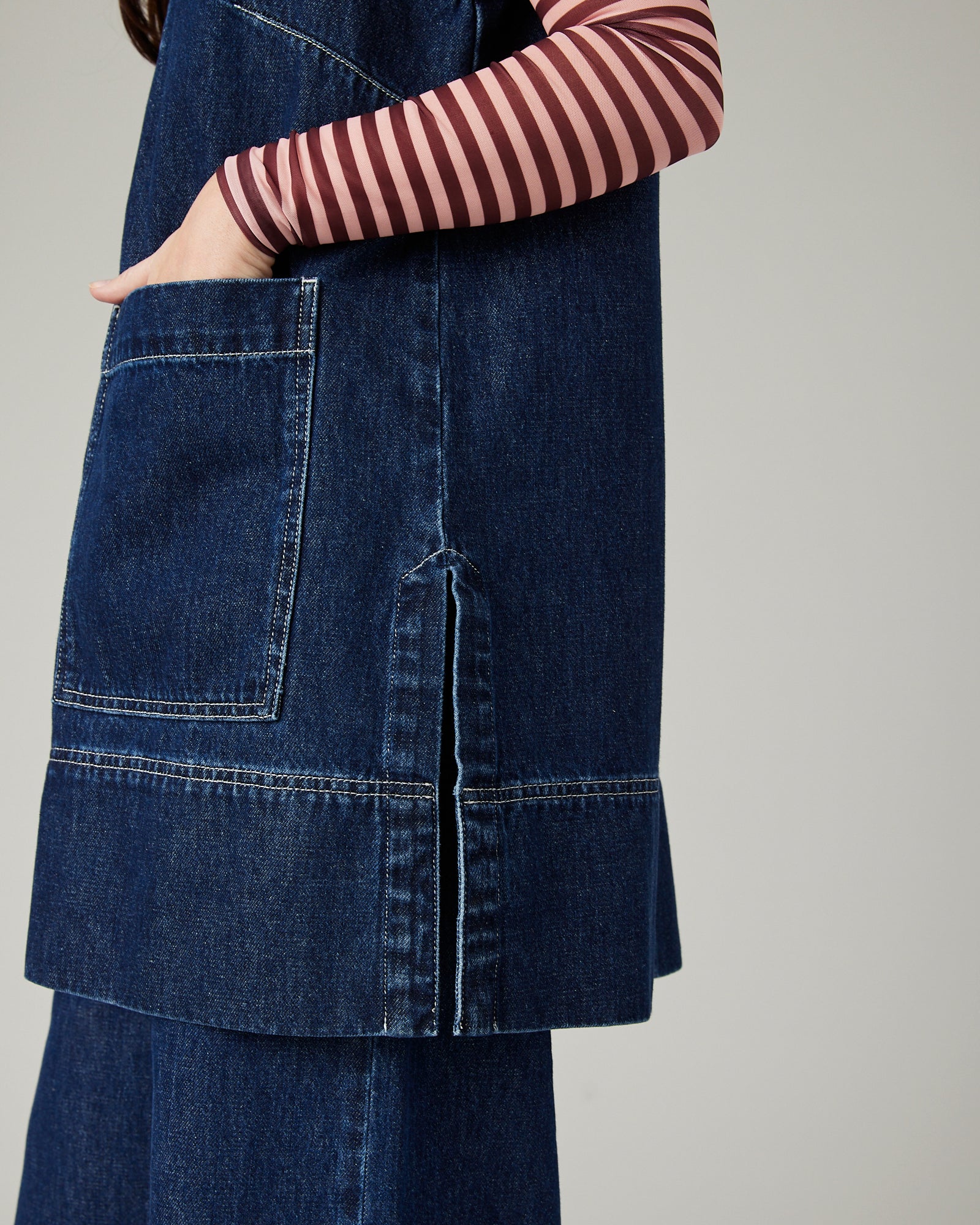 Tabby Dark Wash Denim Tunic - Image 11