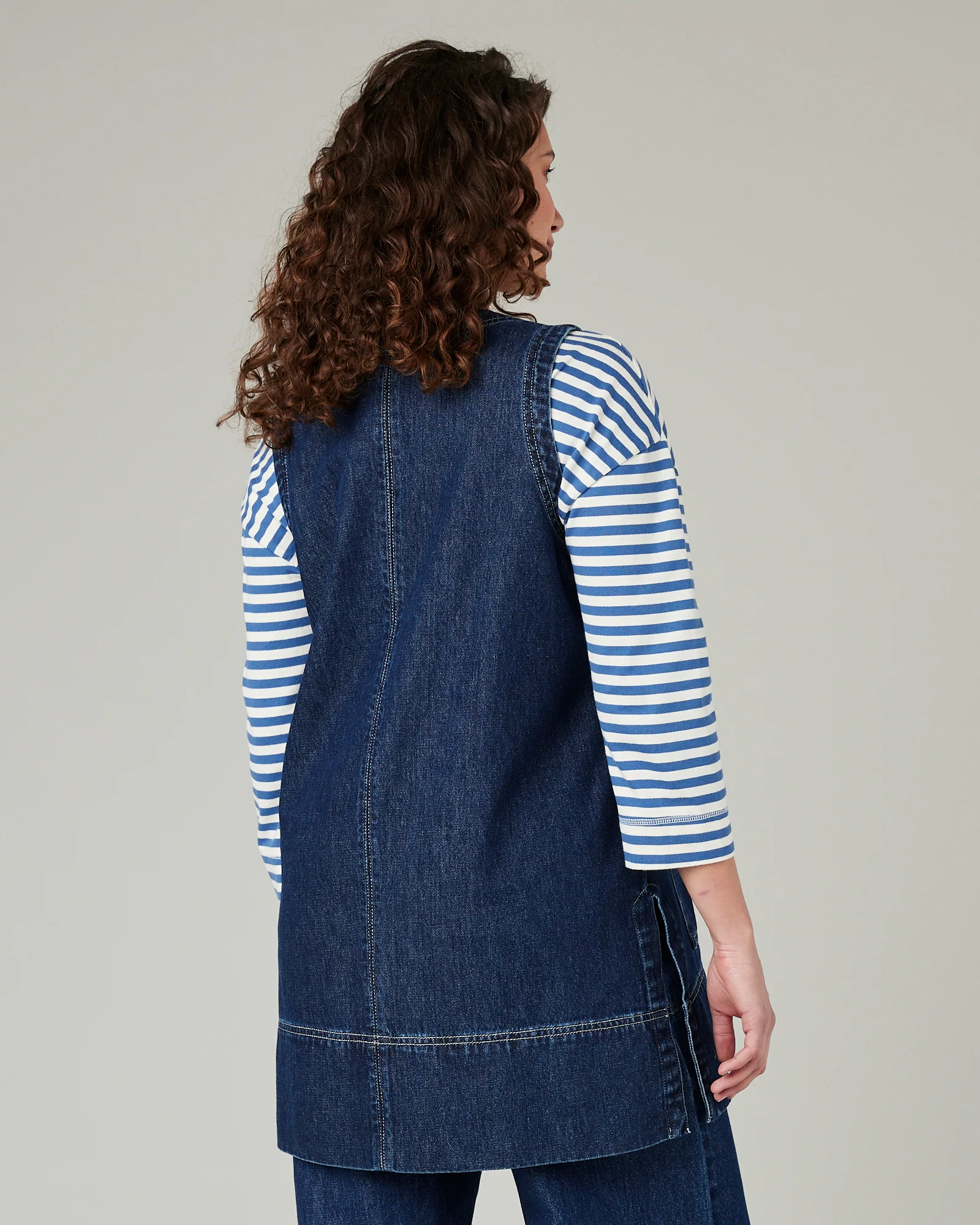 Tabby Dark Wash Denim Tunic - Image 16